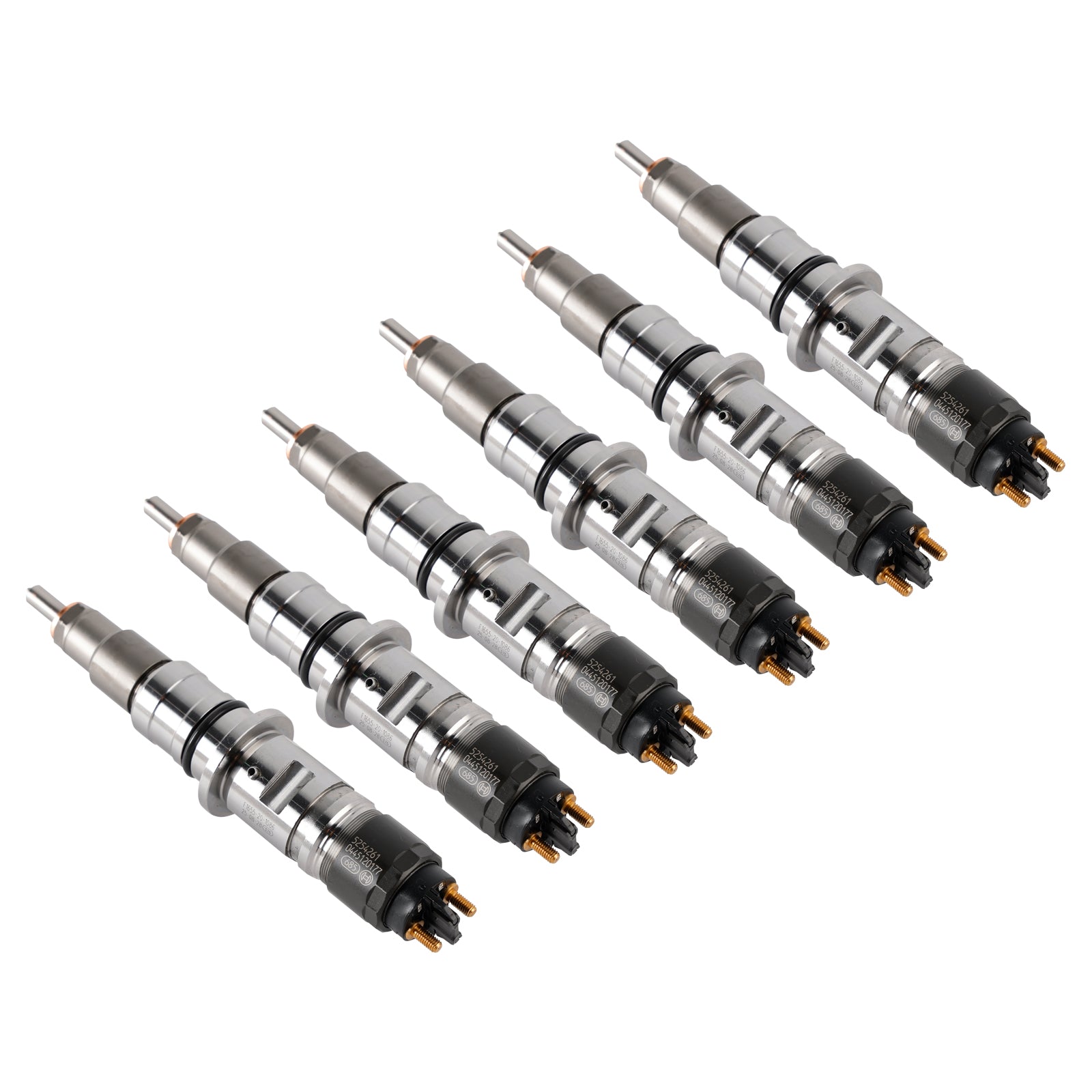 6Pcs Fuel Injector For Cummins ISB 6.7L QSB 4.5L 6.7L 5254261 0445120177