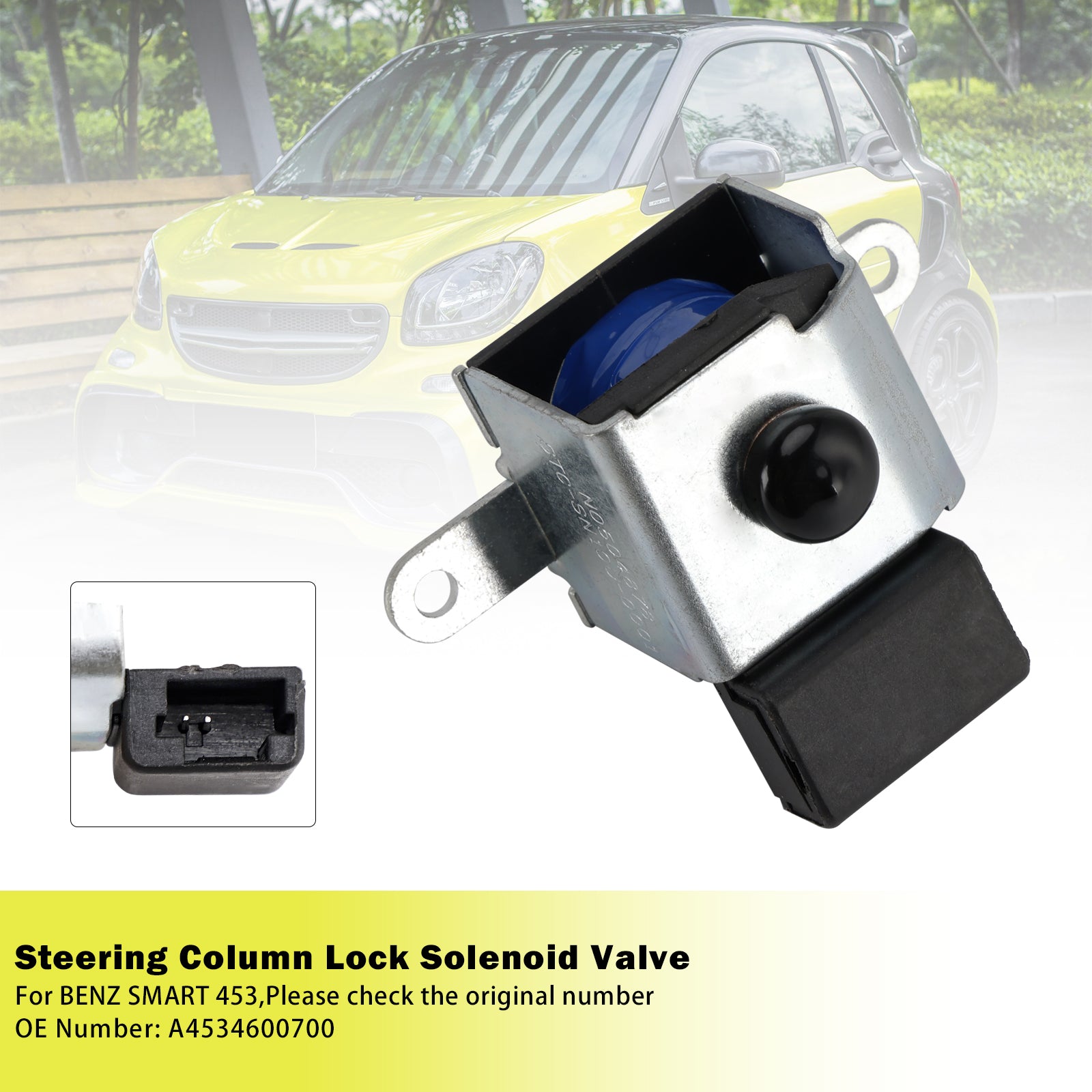 Válvula solenoide de bloqueo de columna de dirección BENZ SMART 453 A4534600700