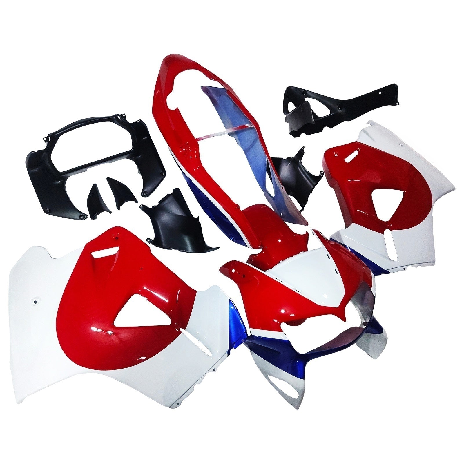 Injection Fairing Kit Bodywork Plastic ABS For Honda VFR800 1998-2001