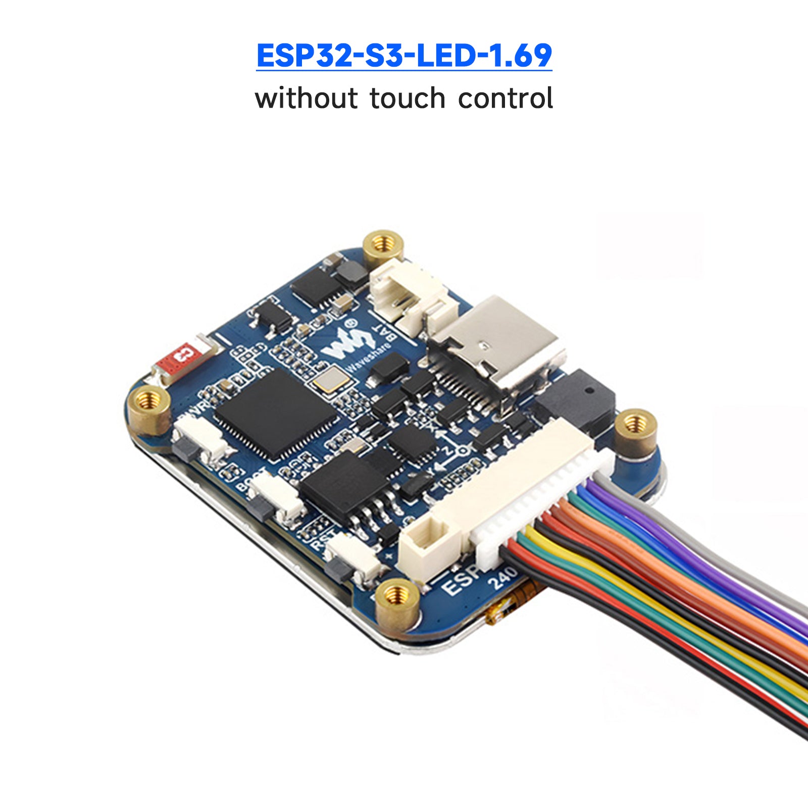 Carte de développement d'écran tactile ESP32-S3 pouces 1.69, processeur 240MHz WIFI Bluetooth