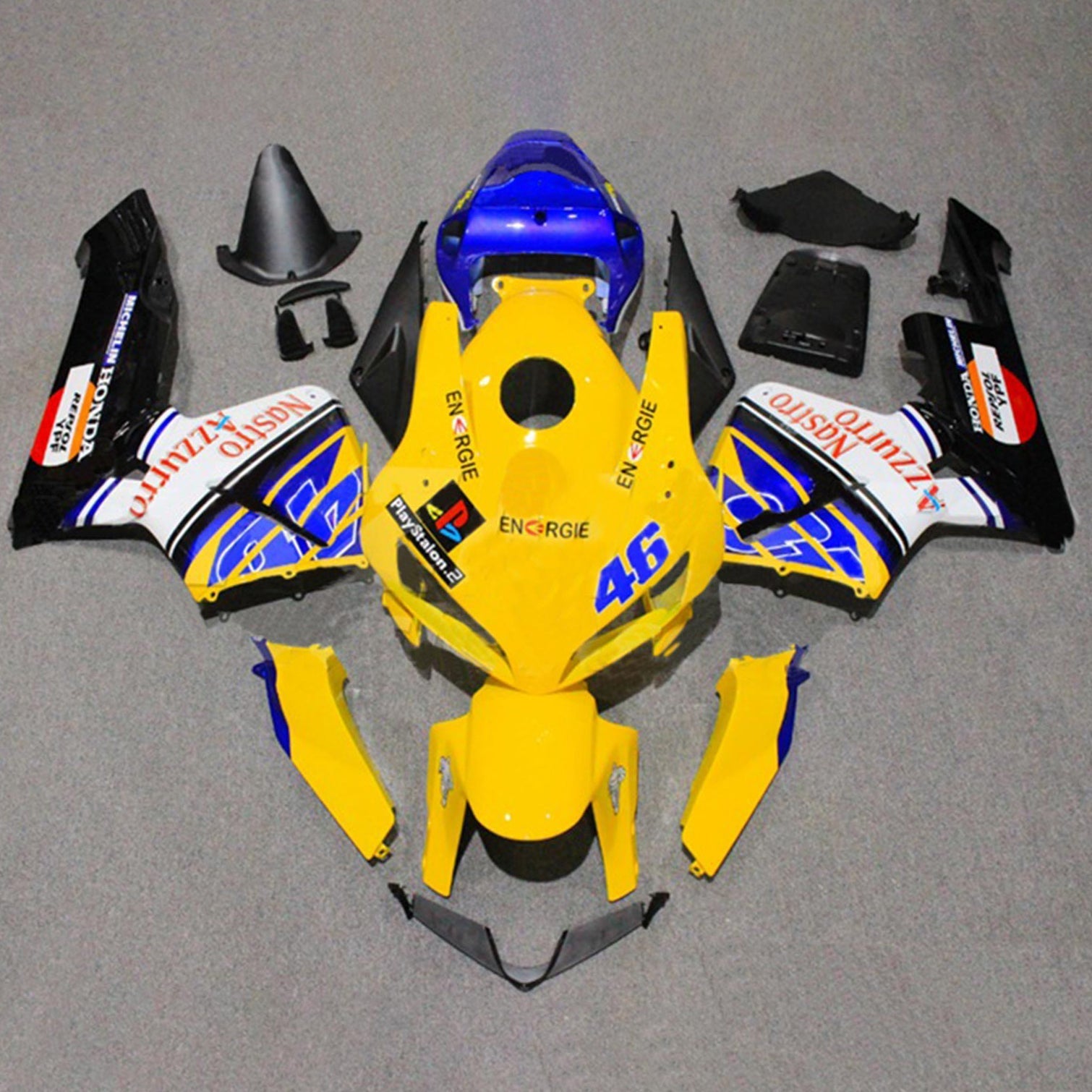 2005-2006 Honda CBR600RR F5 Kit de carenado Carrocería Plástico ABS