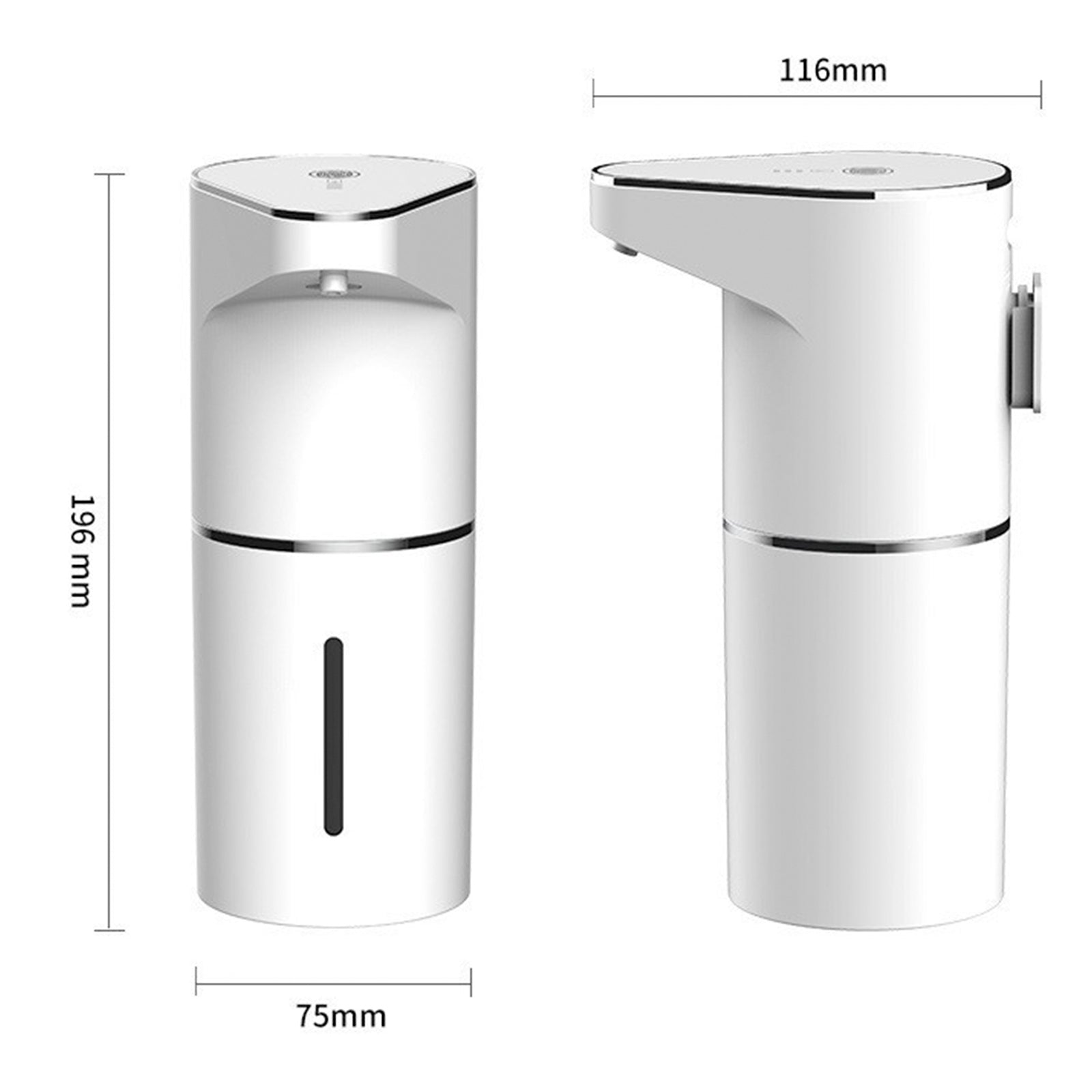 Wall Mount Touchless Auto Hand Soap Dispenser Rechargeable 3 Gear Adjustable