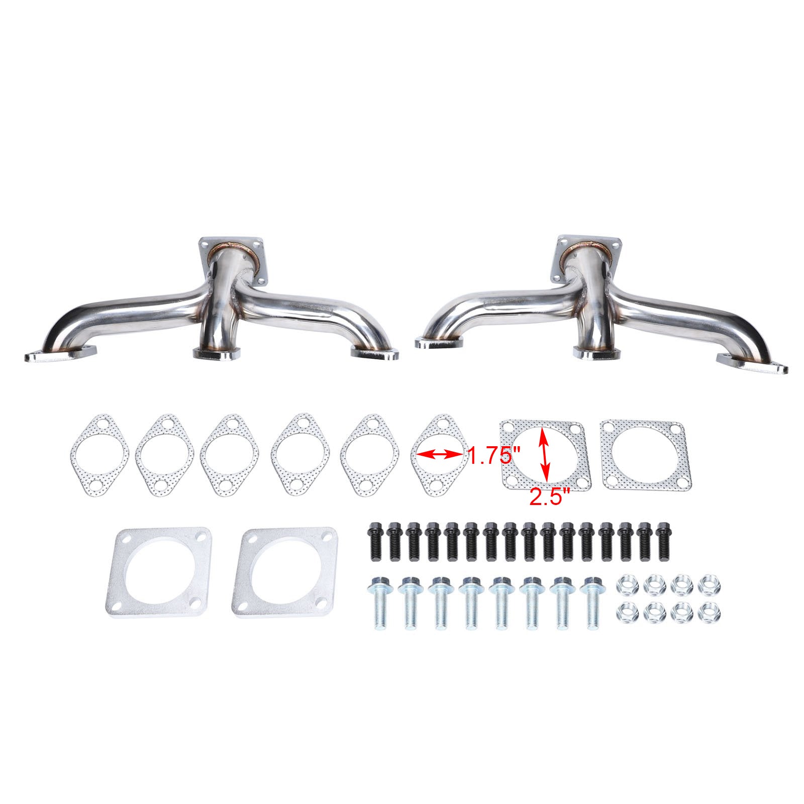 1932-1953 Ford Flathead Pickup Truck Shorty V8 Collecteur d'échappement