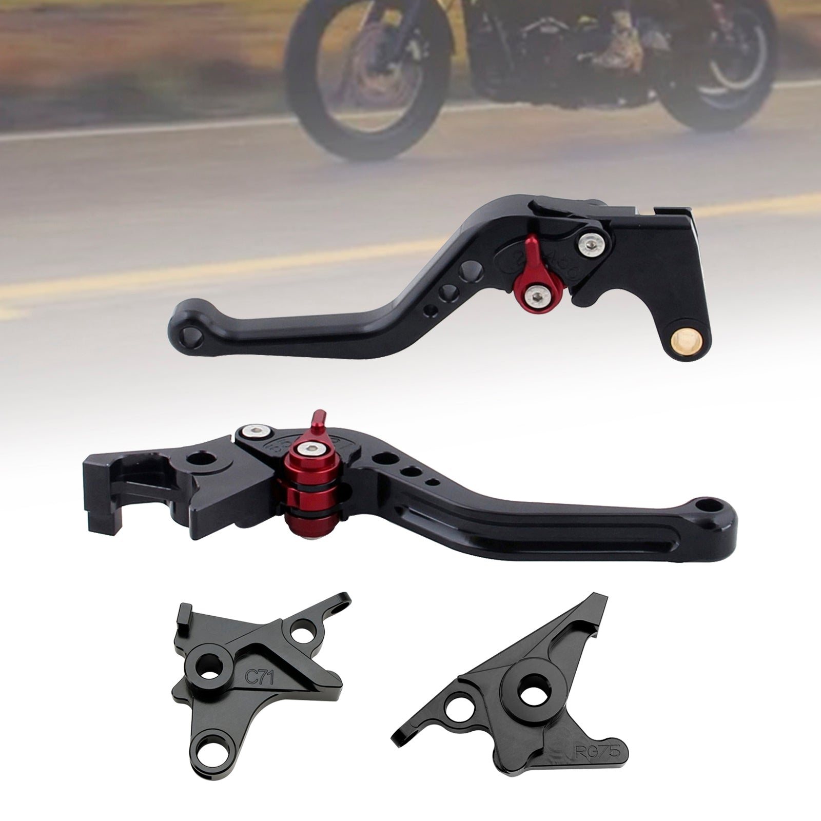 Ny kort clutchbremsespak passform for BMW R Nine T /Pure /Racer 2017-2023