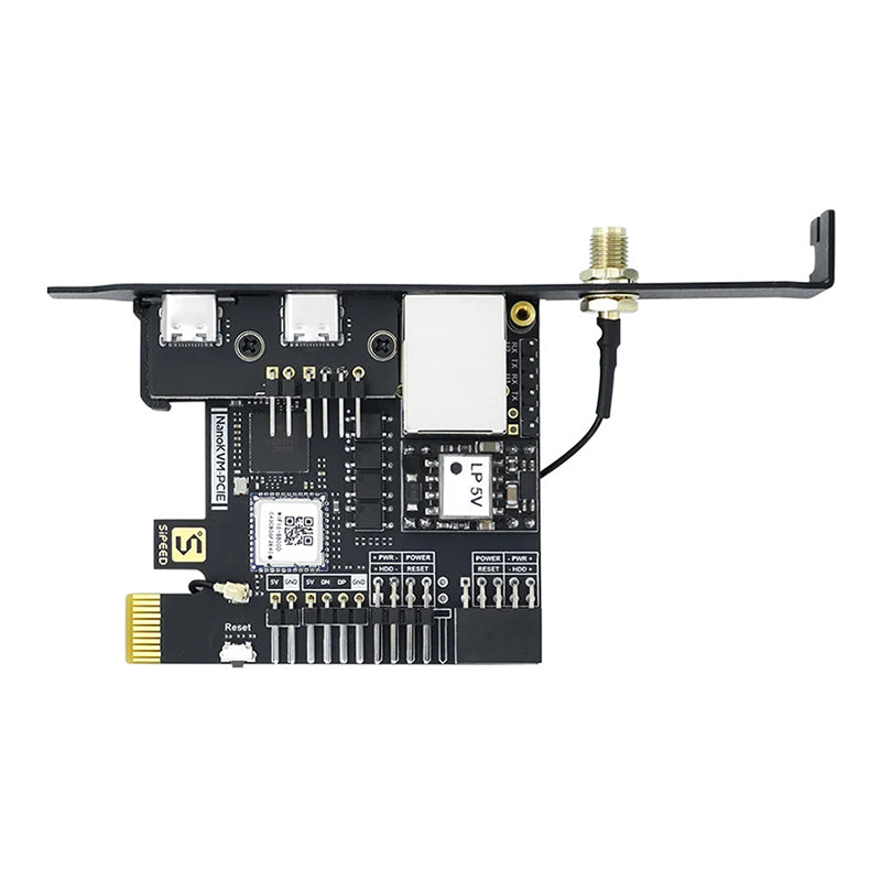 Sipeed NanoKVM-PCIe-afstandsbedieningsserver RISC-VPiKVM installatie op afstand van het bureaublad