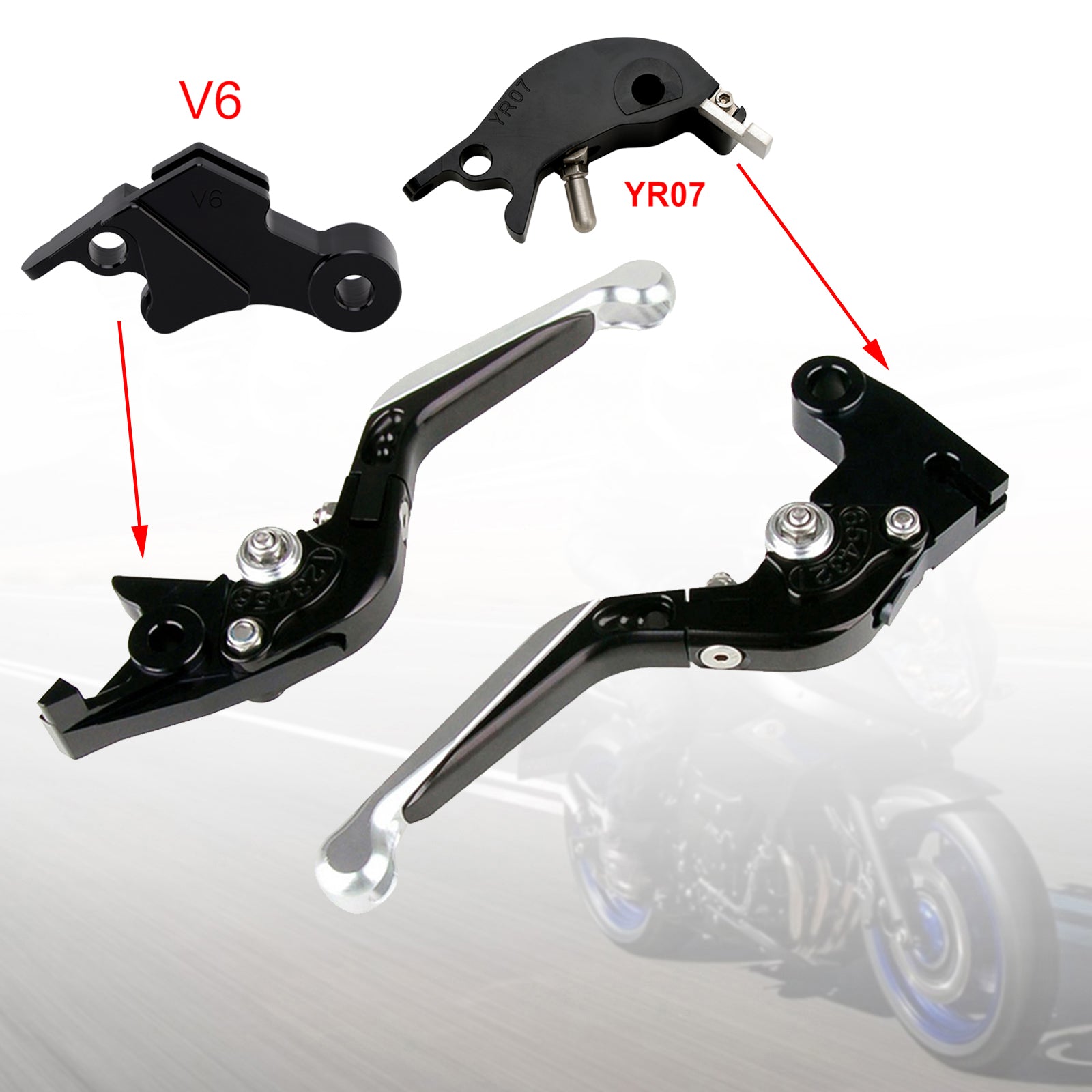 Adjustable Clutch Brake Lever fit for YAMAHA XSR900 XSR900GP MT-09 MT-09SP 24-25