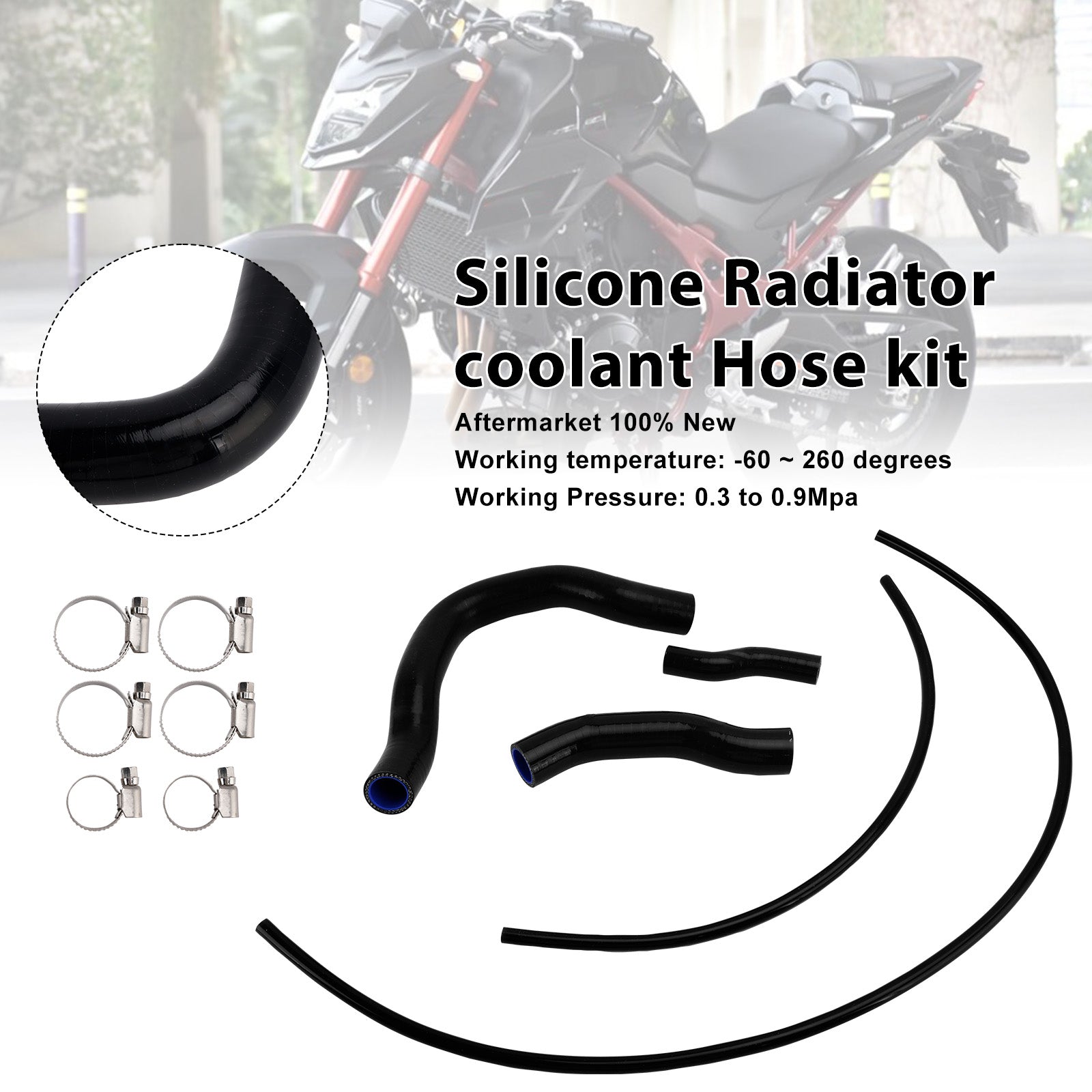 2023-2025 Honda XL750 Transalp Silicone Radiator coolant Hose Kit