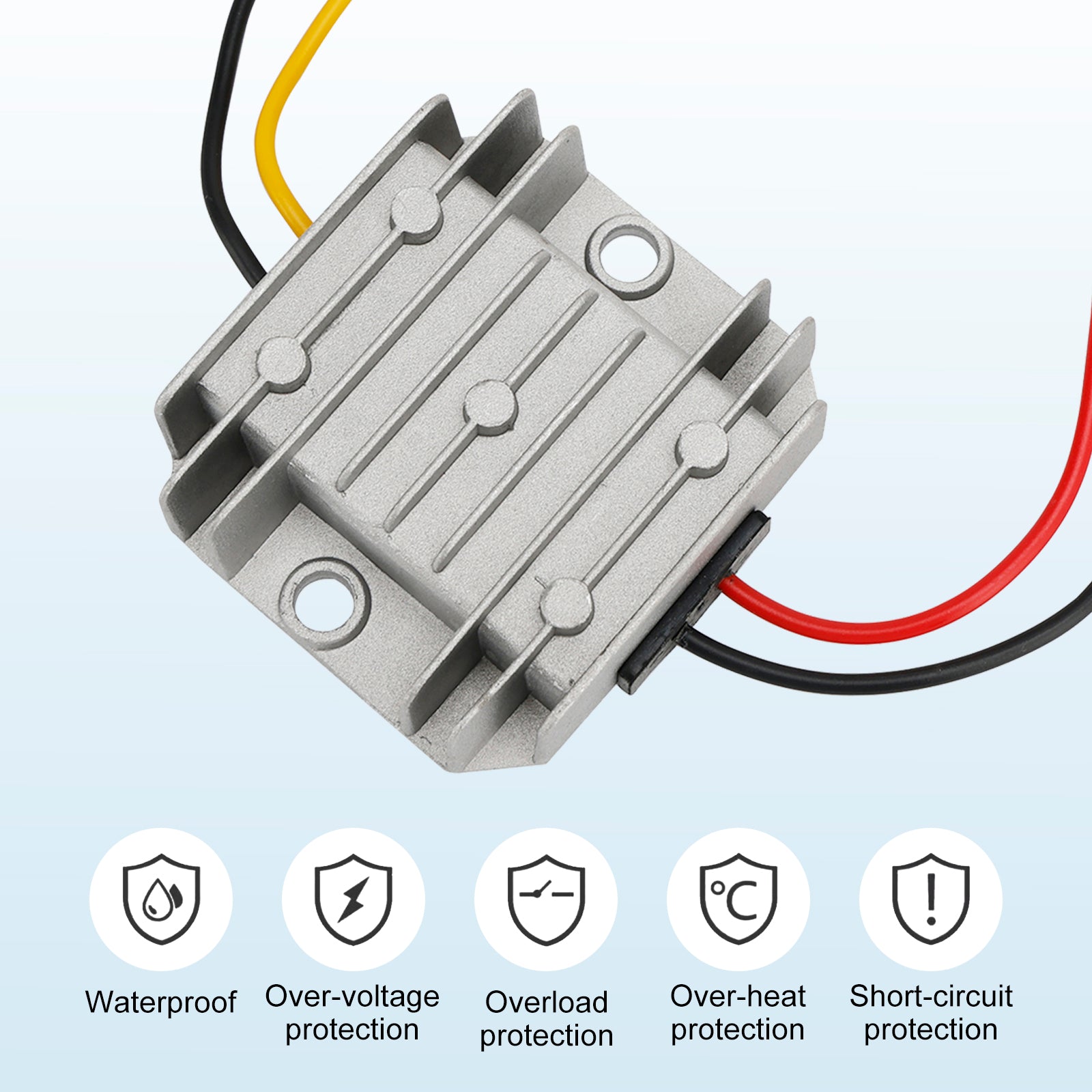 Régulateur de convertisseur d'alimentation élévateur étanche DC 12V à 24V 2A