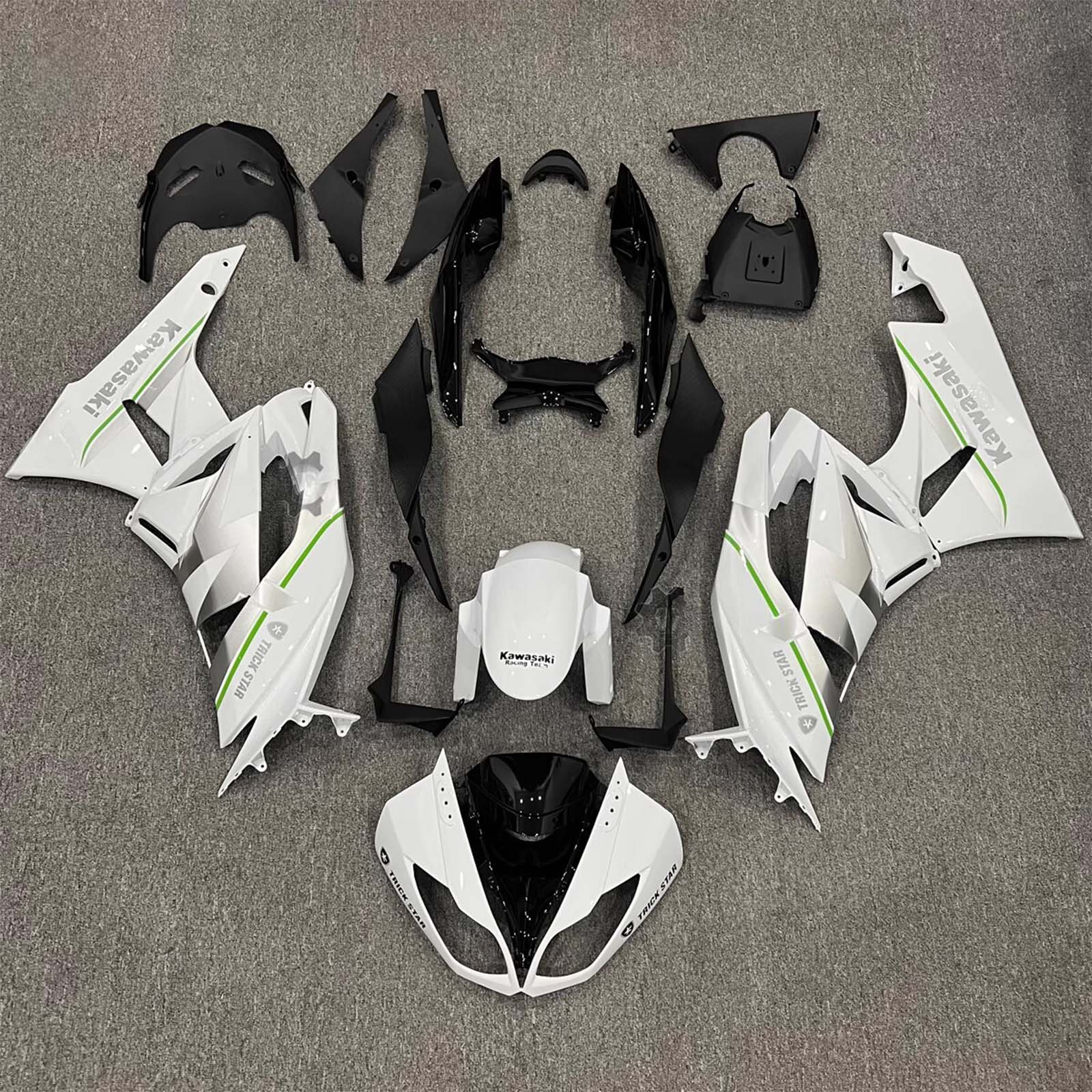 Injection Fairing Kit Bodywork Plastic ABS fit For Kawasaki ZX6R 636 2009-2012