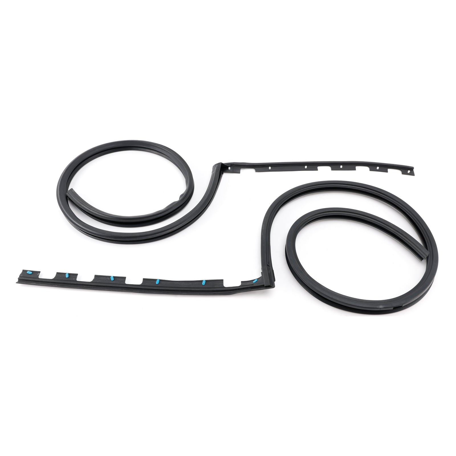 Left+Right Door Sub Seal Set Rubber For Honda 3D CIVIC 1996-2000 EK9 EK2-3 EK4