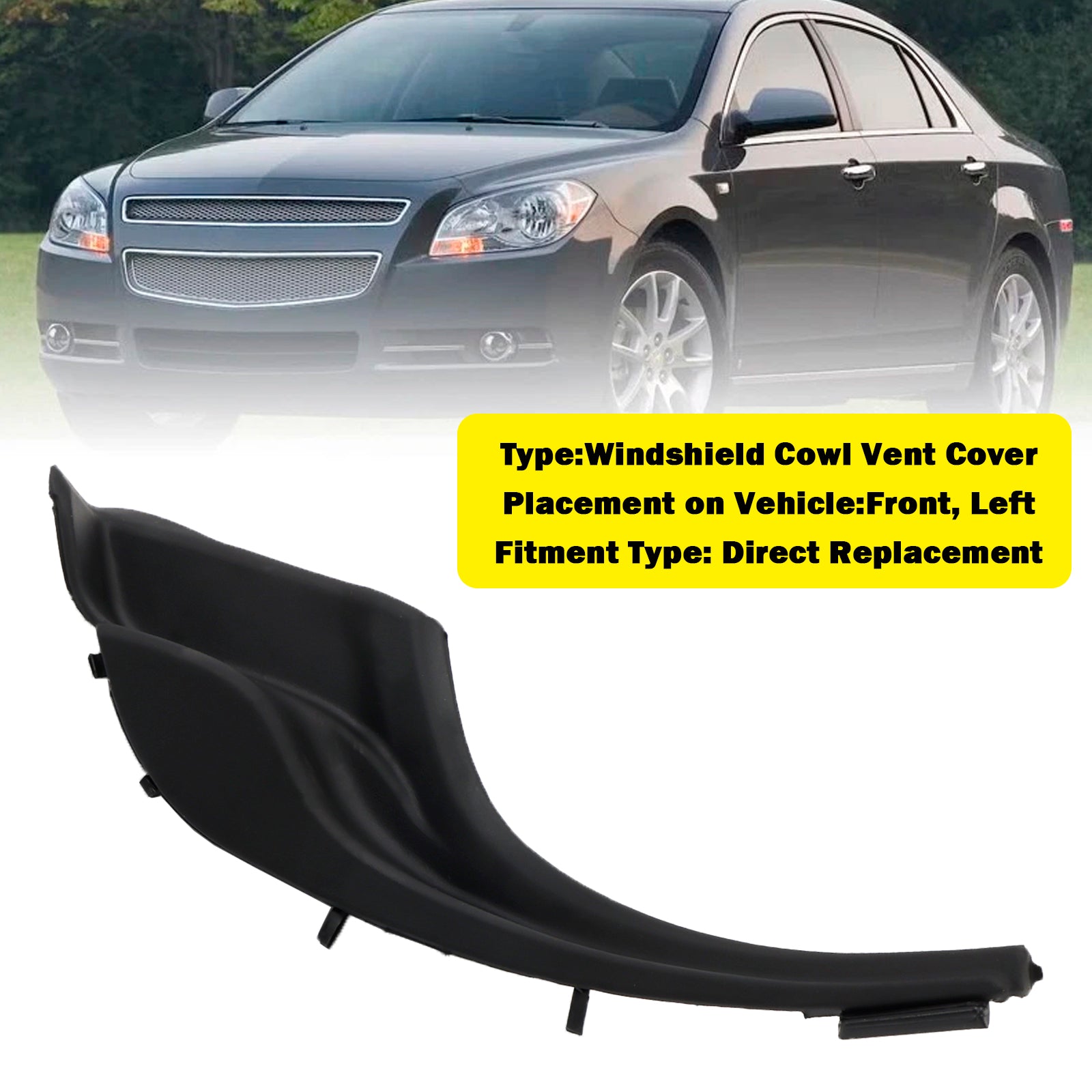 2009-2017 Chevrolet Traverse Driver Side Air Inlet Grille Panel Extension 22956657