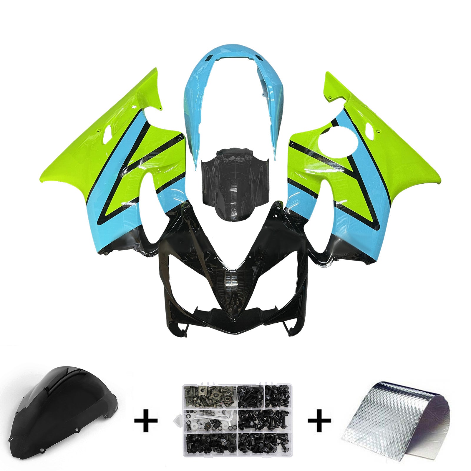 Injectiekuipset carrosserie kunststof ABS voor Honda CBR600 F4i 2004-2007