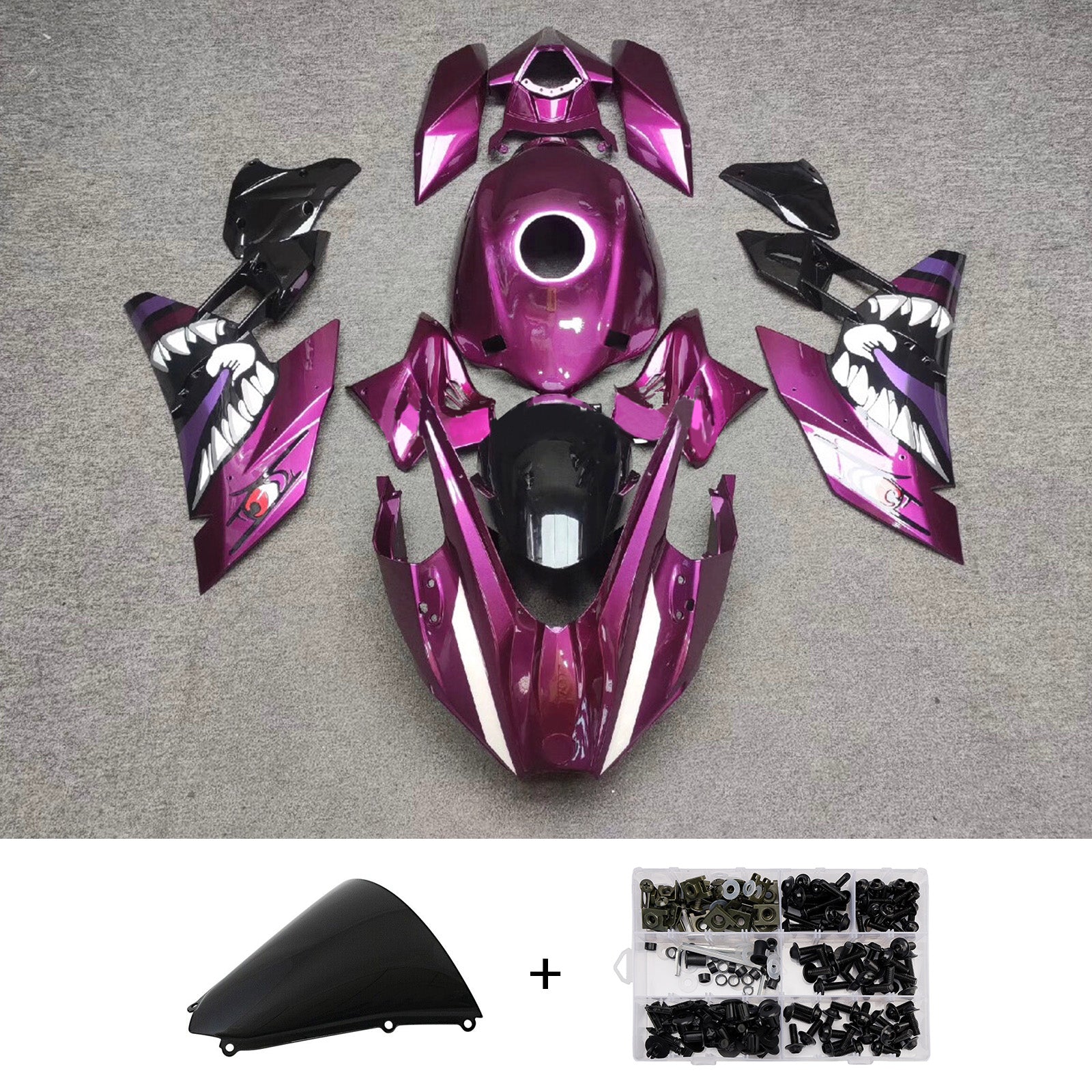 Injection Fairing Kit Bodywork ABS fit For Kawasaki Ninja H2 2015-2022