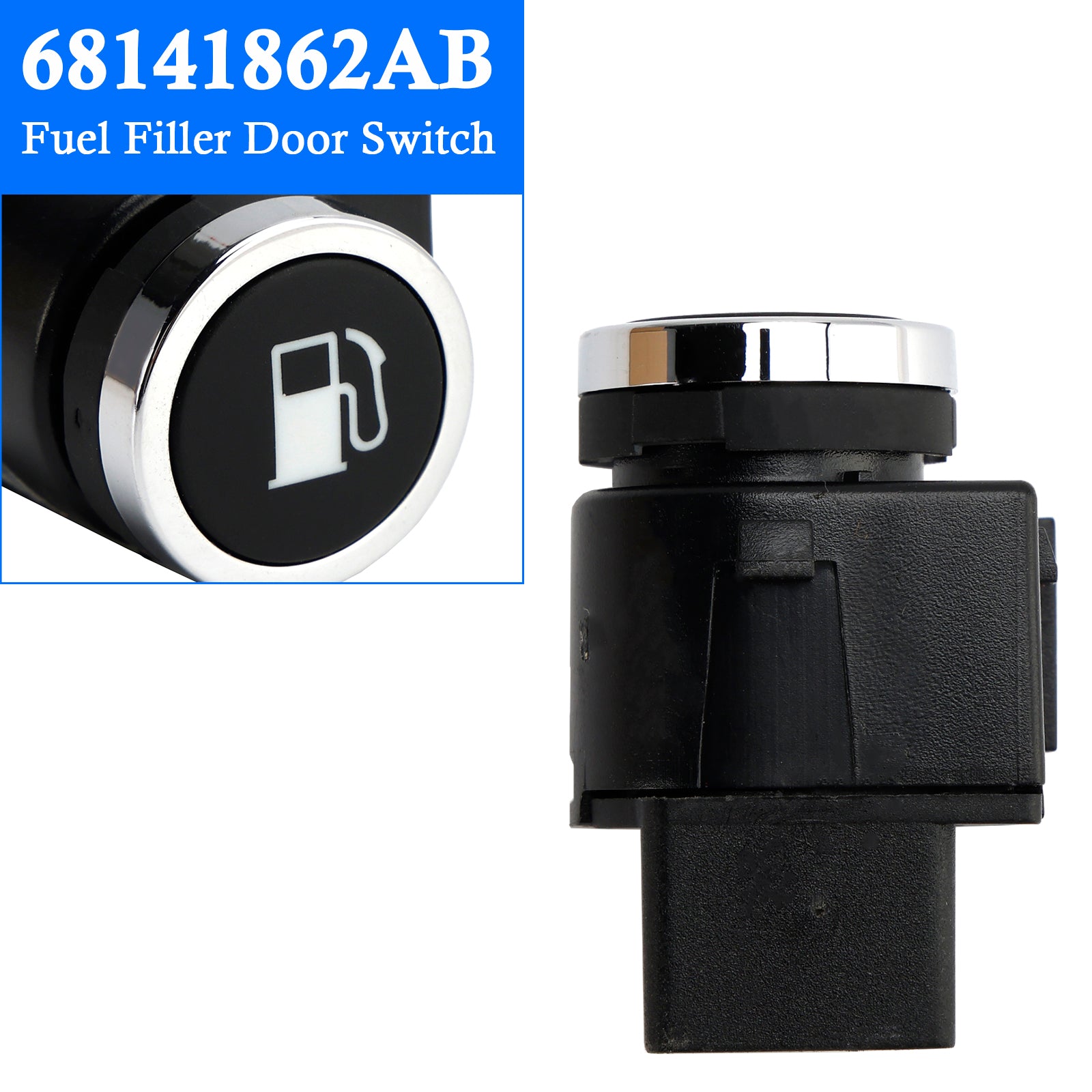 Fuel Filler Door Switch 68141862AB for Chrysler 300 Jeep Cherokee 2015-2019