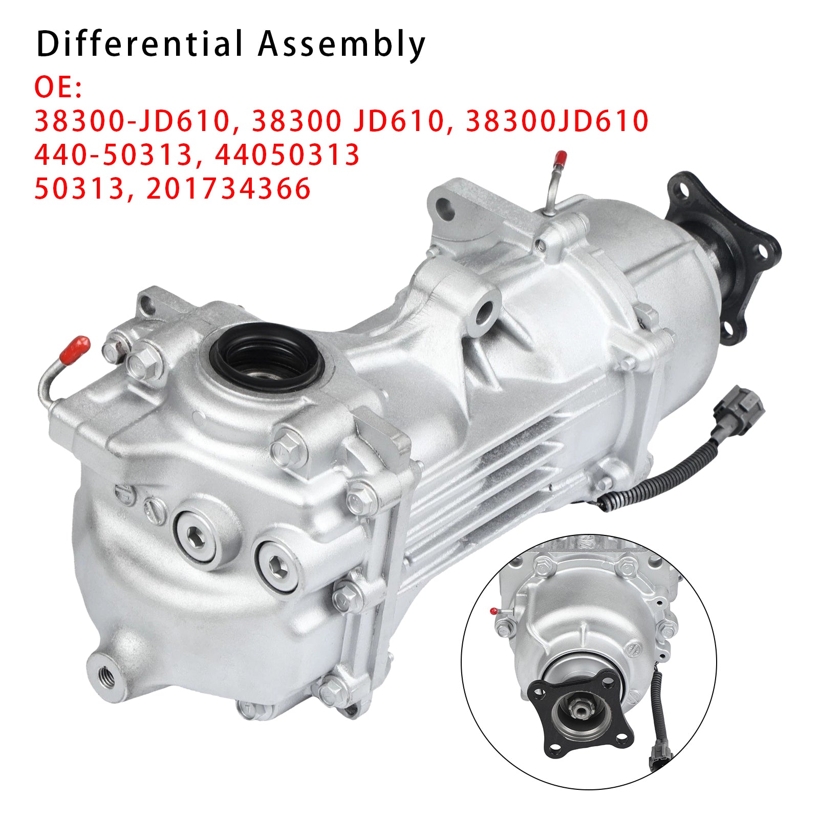 Rear Axle Differential Carrier AWD 5.173 Ratio For Nissan Rogue 2.5L 2008-2013