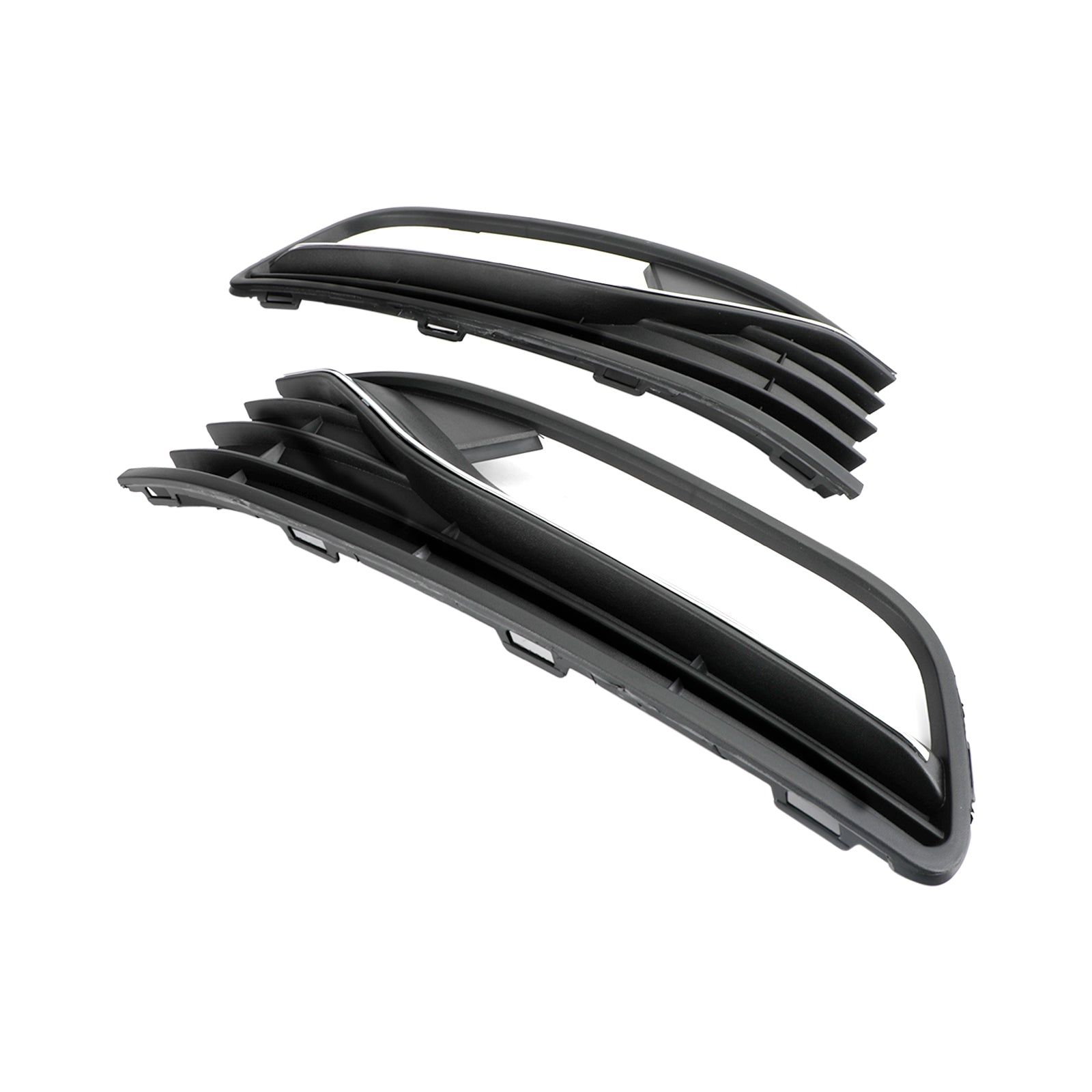 Par Front Bumper Fog Light Cover Grill Grille Fit VW Polo 6R 2014 2015 2016 2017 Bil Accessorie