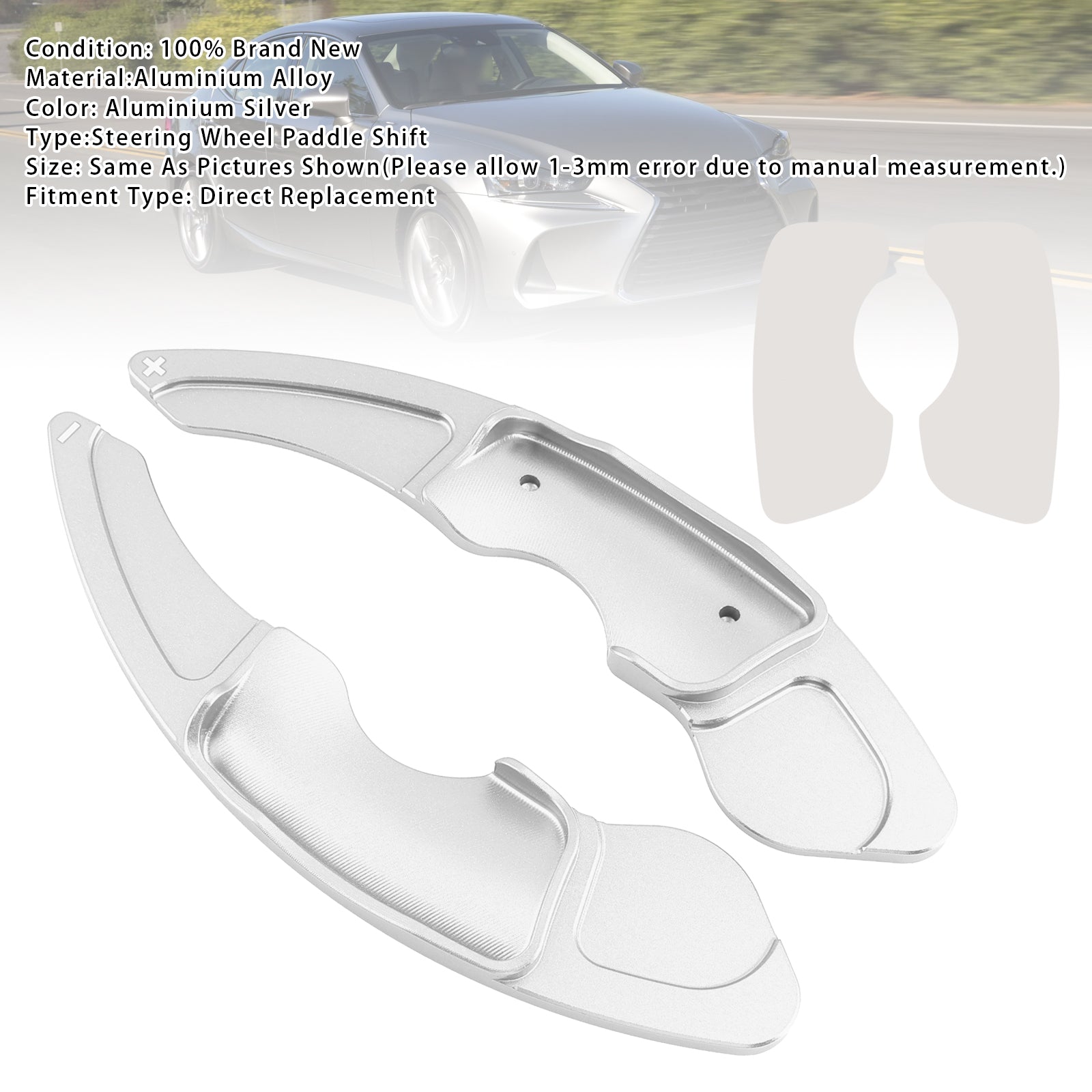 Stuurwielpaddle-shifterverlengingen voor Lexus IS RC RCF NX