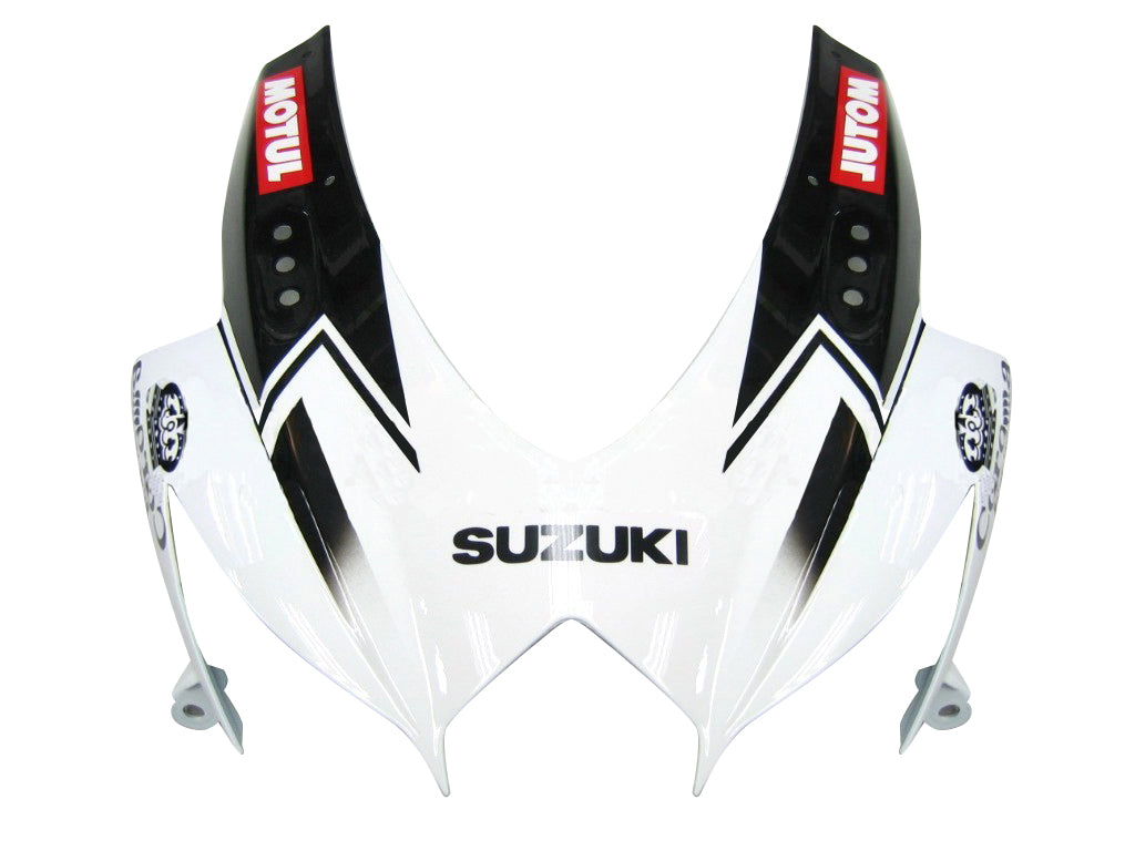 2008-2010 Suzuki GSXR 600 750 Black White Alstare Corona Racing Fairings générique