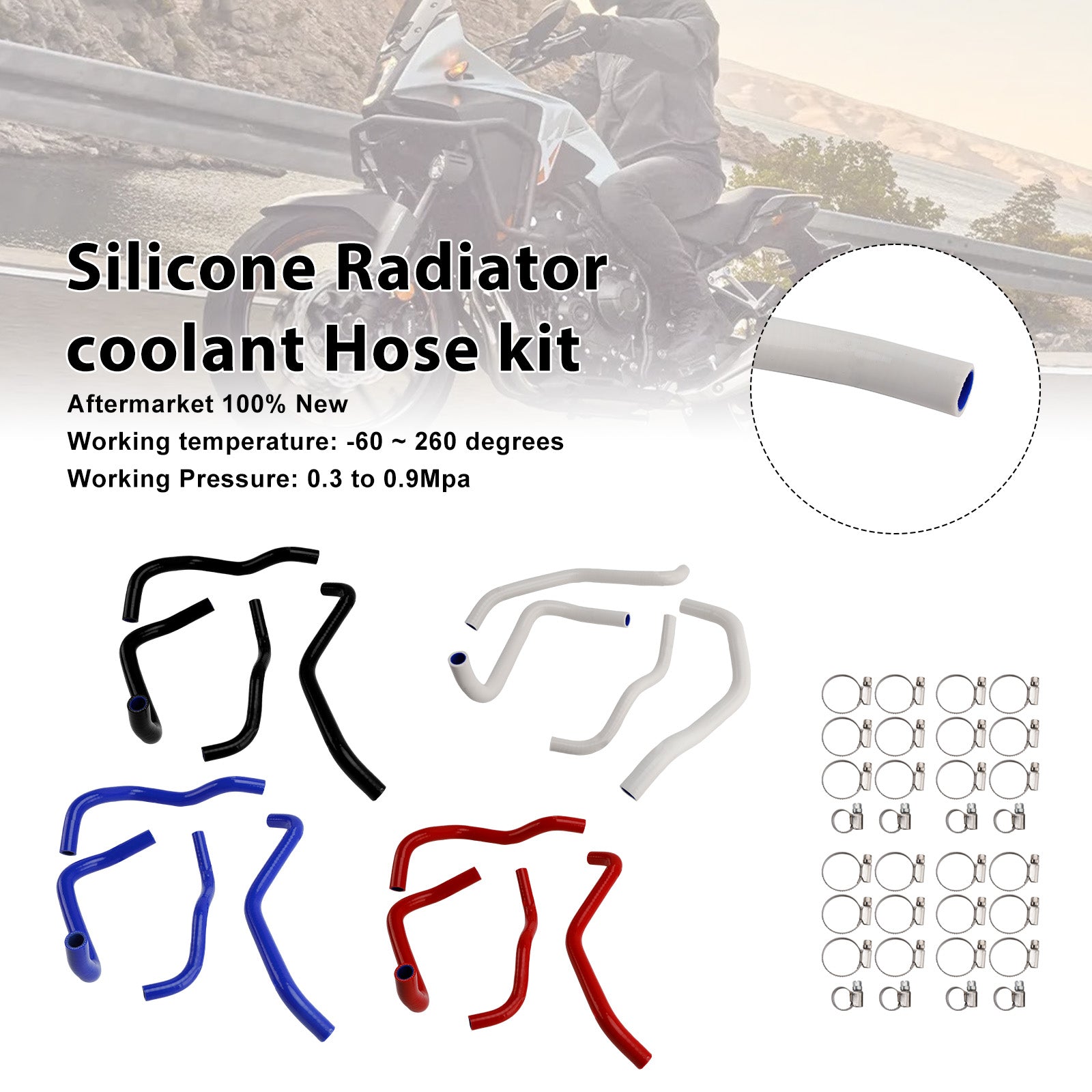 2013-2024 Honda CB500F/X/R Silicone Radiator coolant Hose