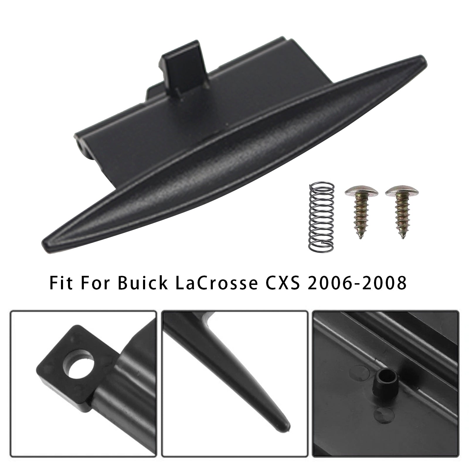 Black Centre Console Armrest Lid Latch For Chevy Impala 2006-2013 19124205