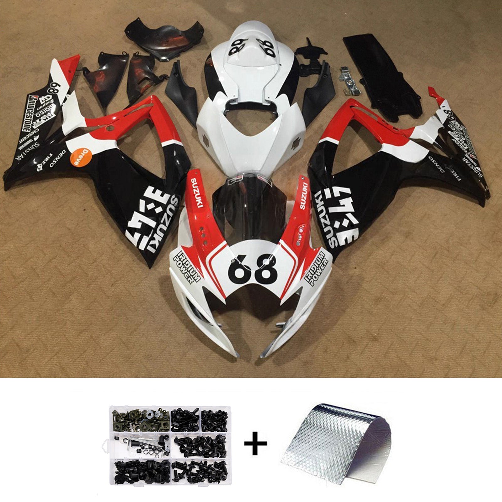 Injection Fairing Kit Bodywork Plastic ABS For Suzuki GSXR 600/750 2006-2007 K6
