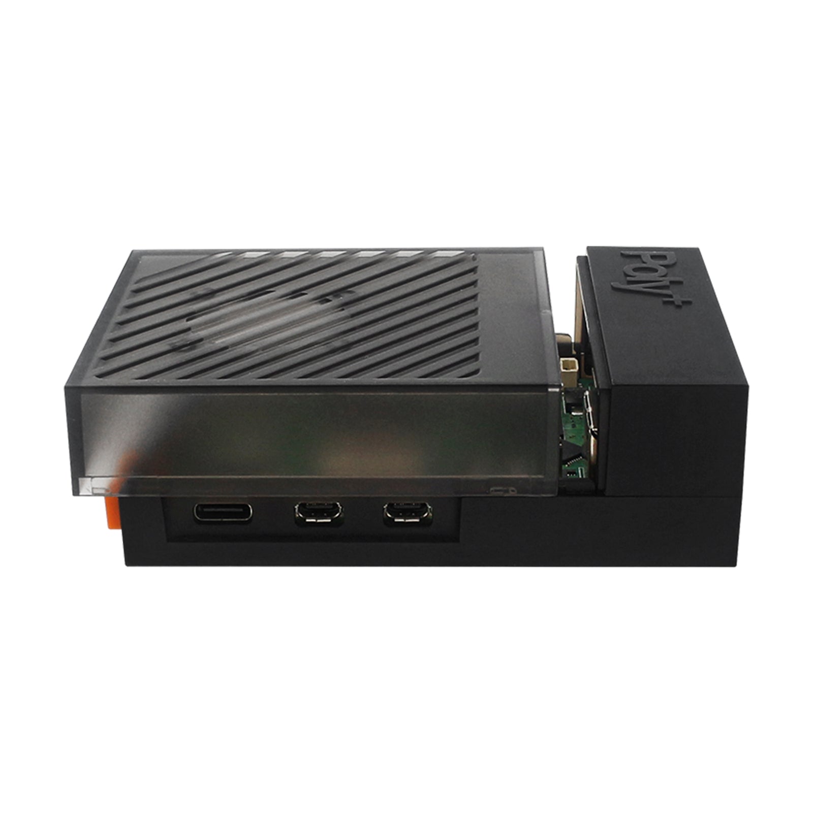 Raspberry Pi 5 POLY5+ behuizing Argon POLY 5+ doos Compatibel met PWM koelventilator ABS