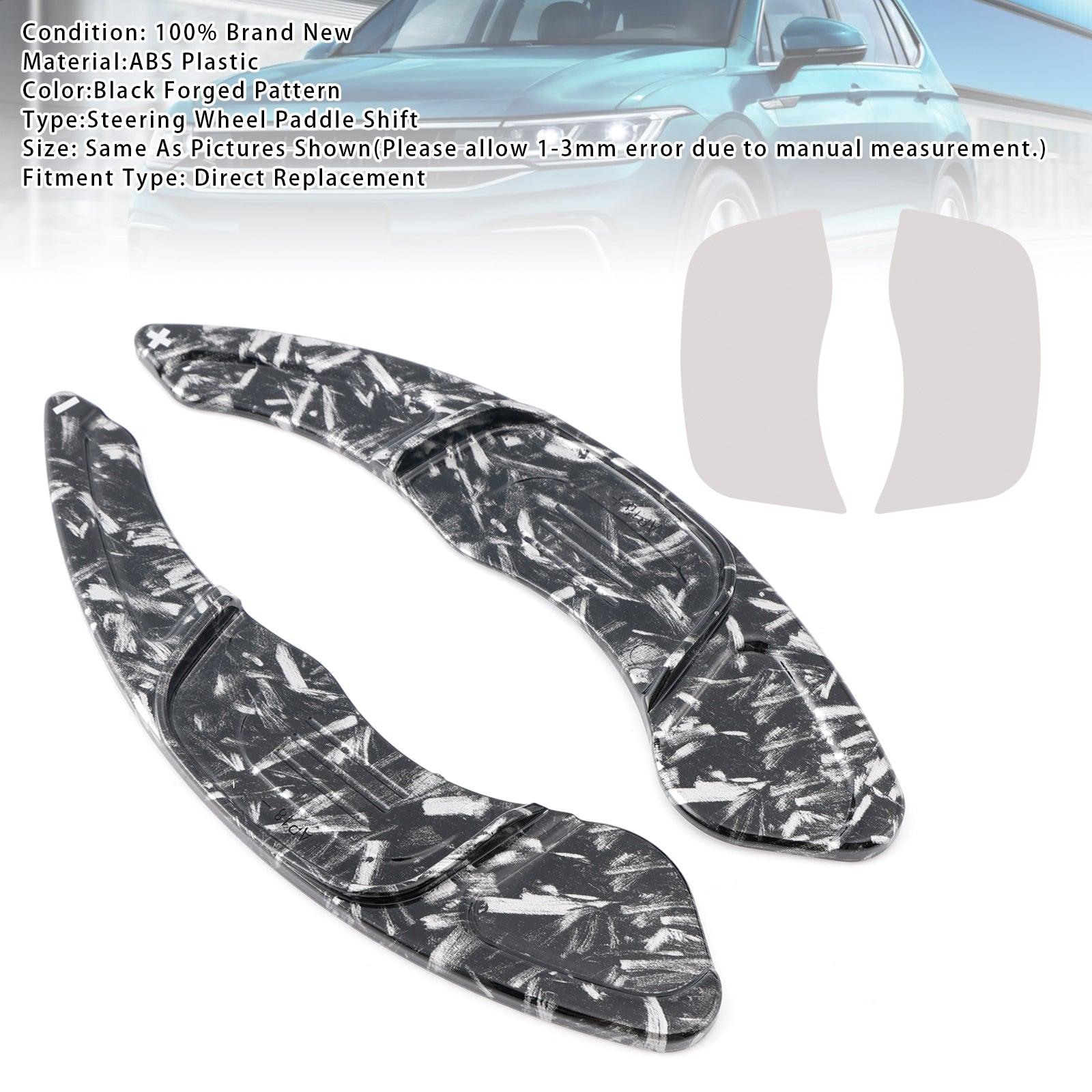 Stuurwiel schakelpeddelverlenging voor VW Golf 7 T-ROC