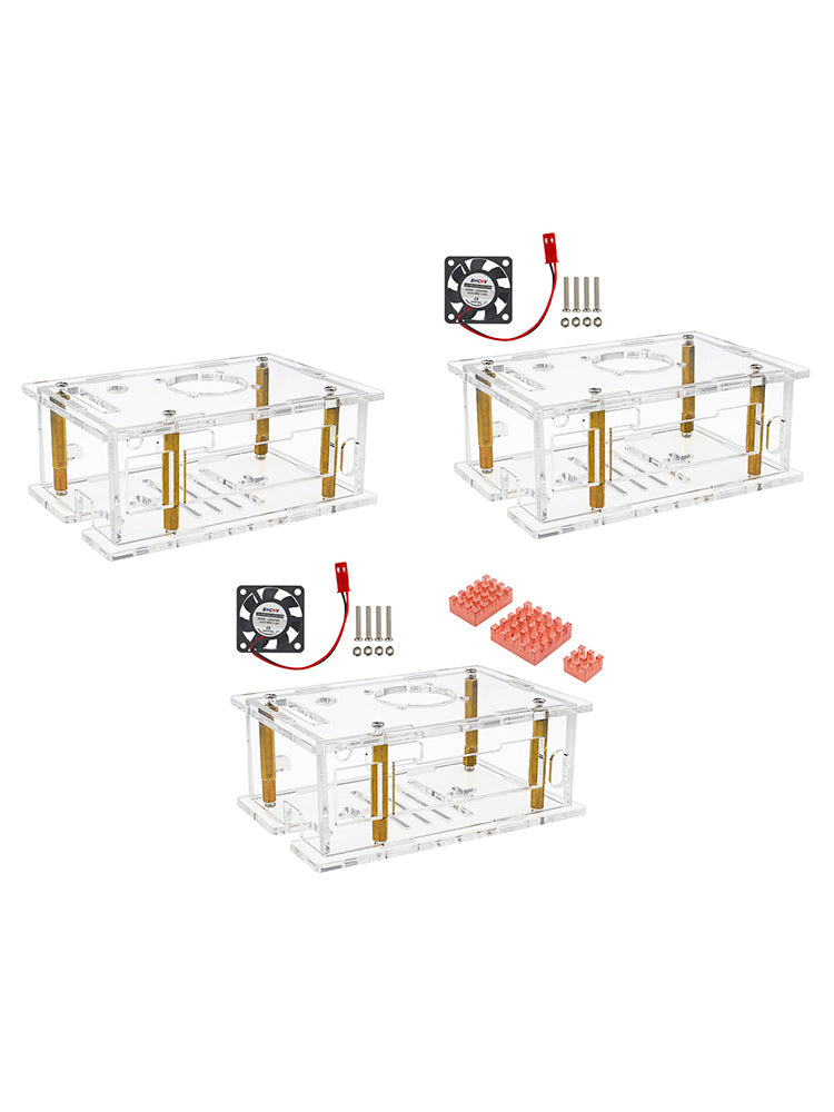 Oranje Pi RV2 speciaal shell-ontwikkelingsbord acryl shell transparante doos