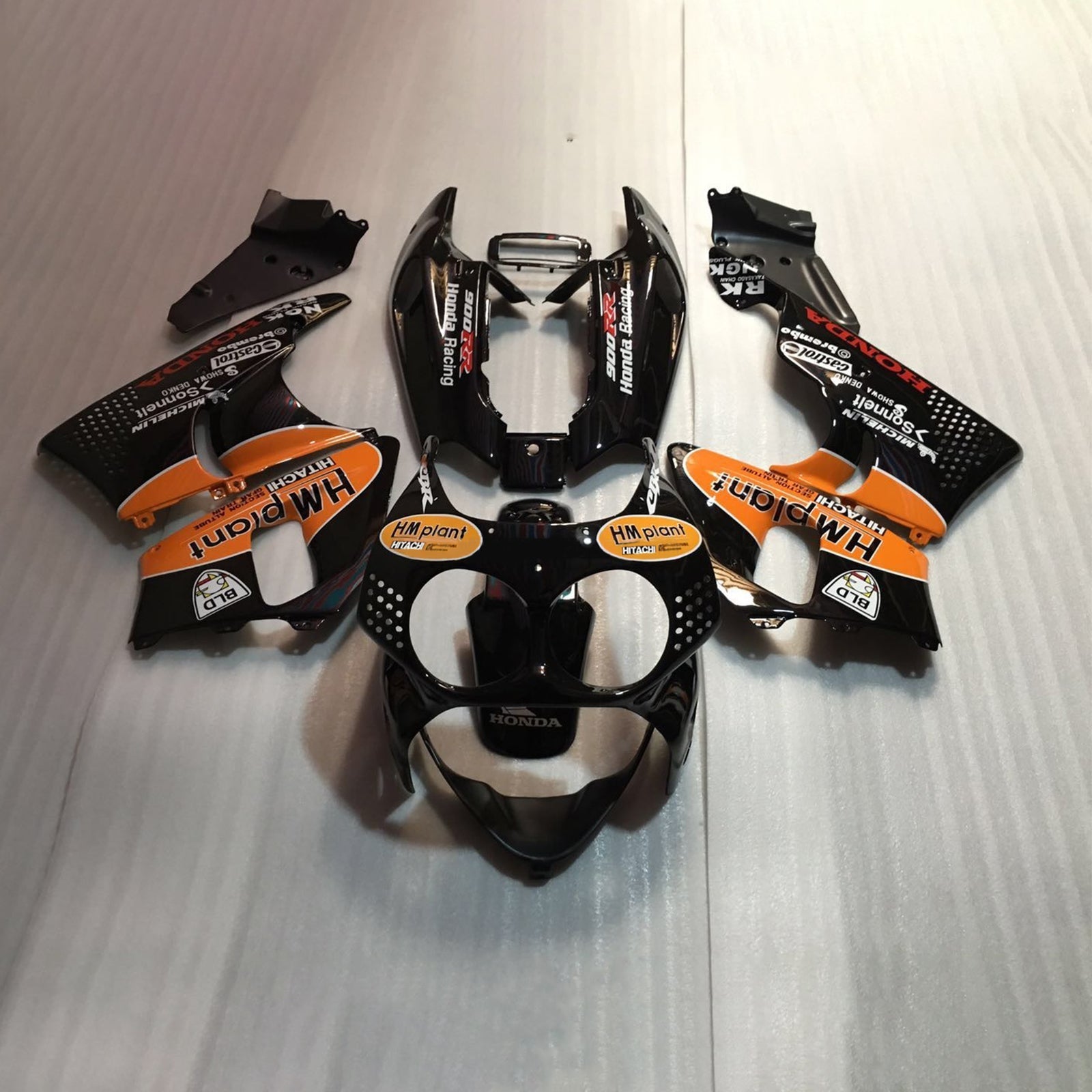 1992-1993 Honda CBR900RR 893 Amotopart Injection Fairing Kit Bodywork Plastic ABS #104