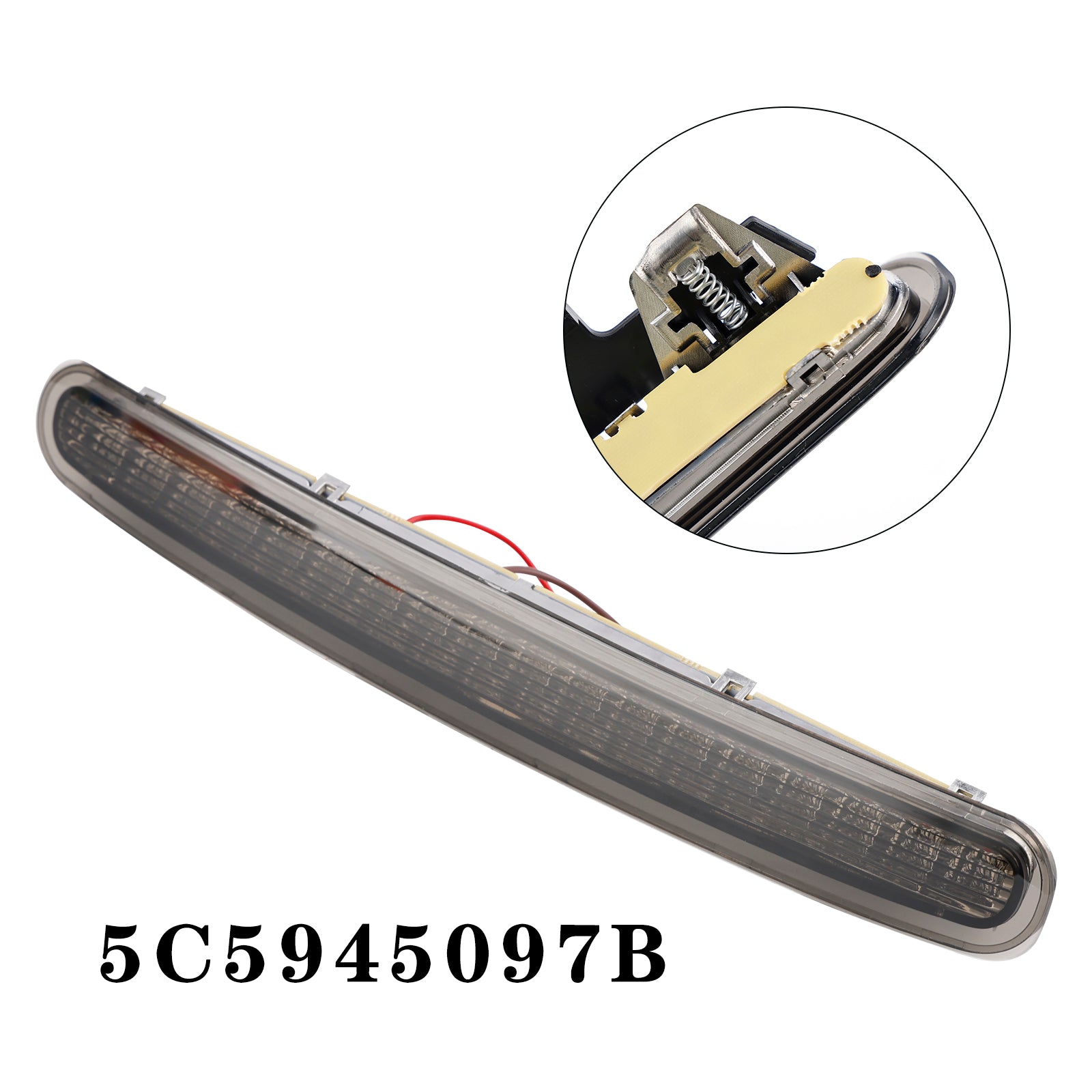 2012-2019 VW Beetle LED Zadná zadná brzdová brzdová brzdová osvetlenie vysokej držiaka Stop Lamp 5C5945097b