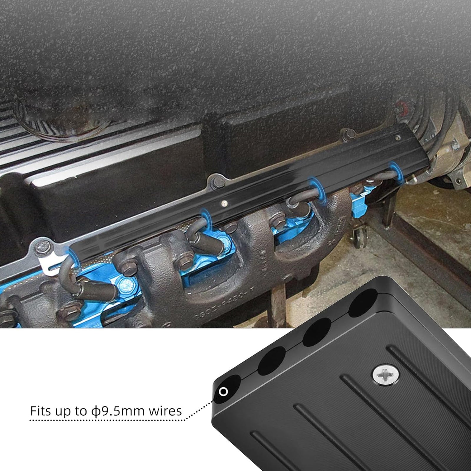 Spark Plug Wire Looms Holders For Ford SBF V8 289 302 351W 390 429 460