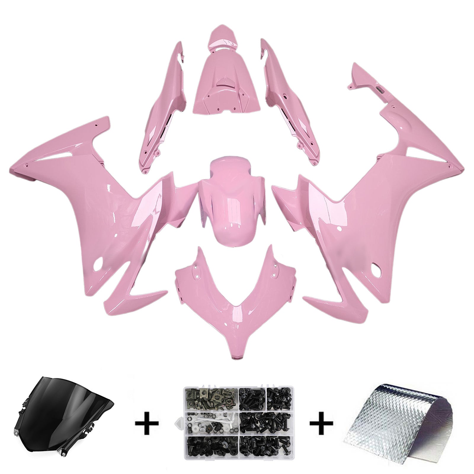 Kit de carenado de inyección carrocería plástico ABS para Honda CBR500R 2013-2015