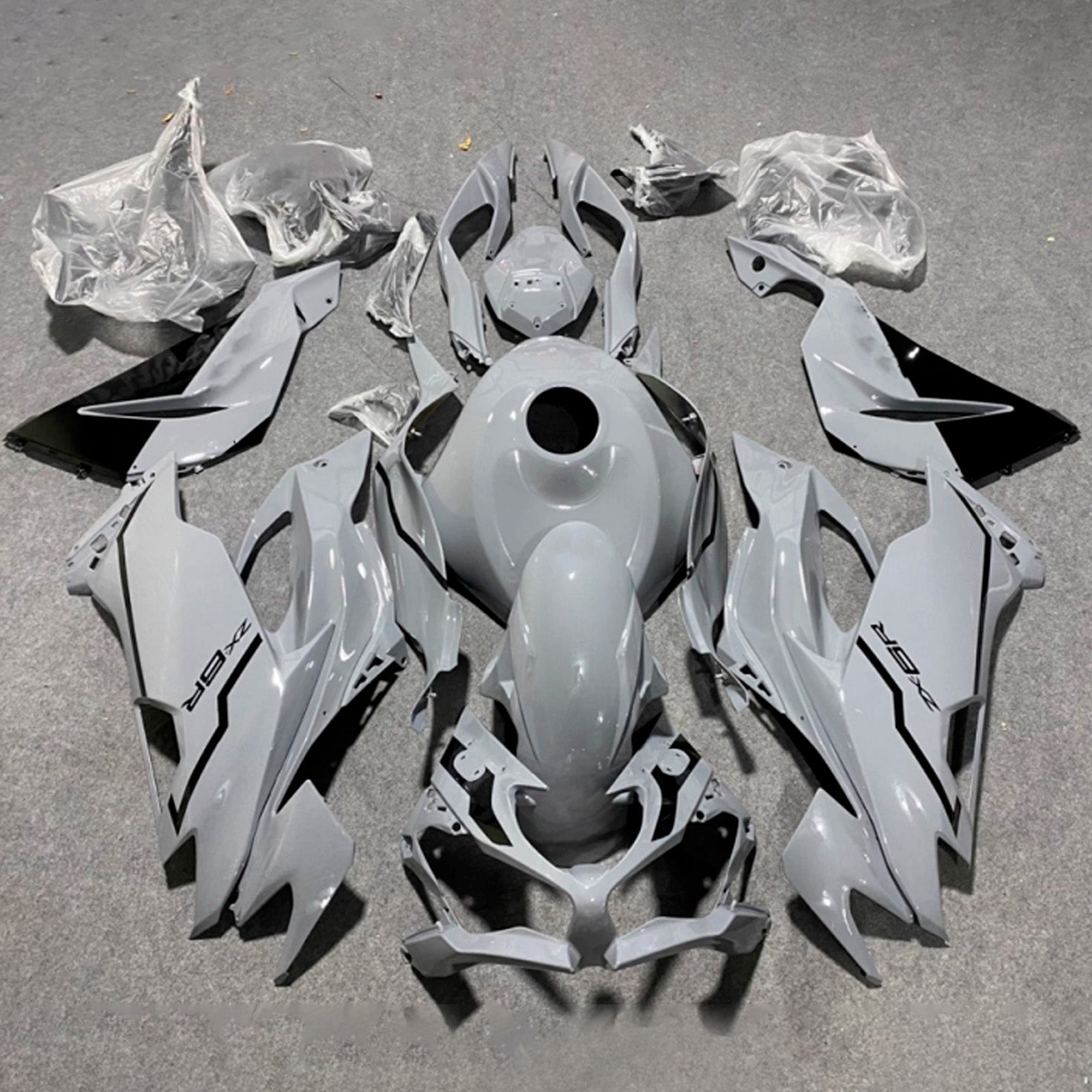 Injection Fairing Kit Bodywork Plastic ABS fit For Kawasaki ZX6R 2019-2023