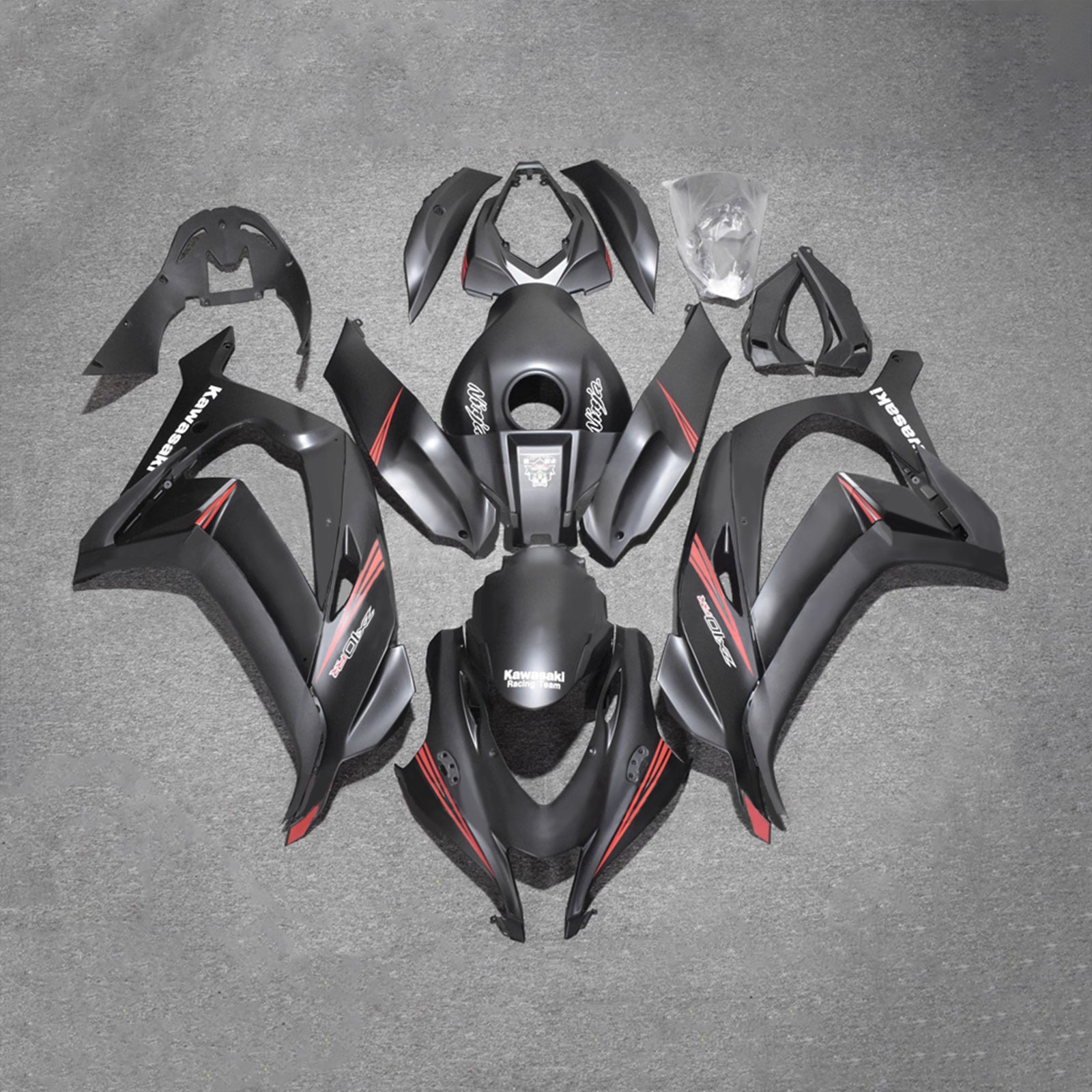 Injection Fairing Kit Bodywork Plastic ABS fit For Kawasaki ZX10R 2016-2020