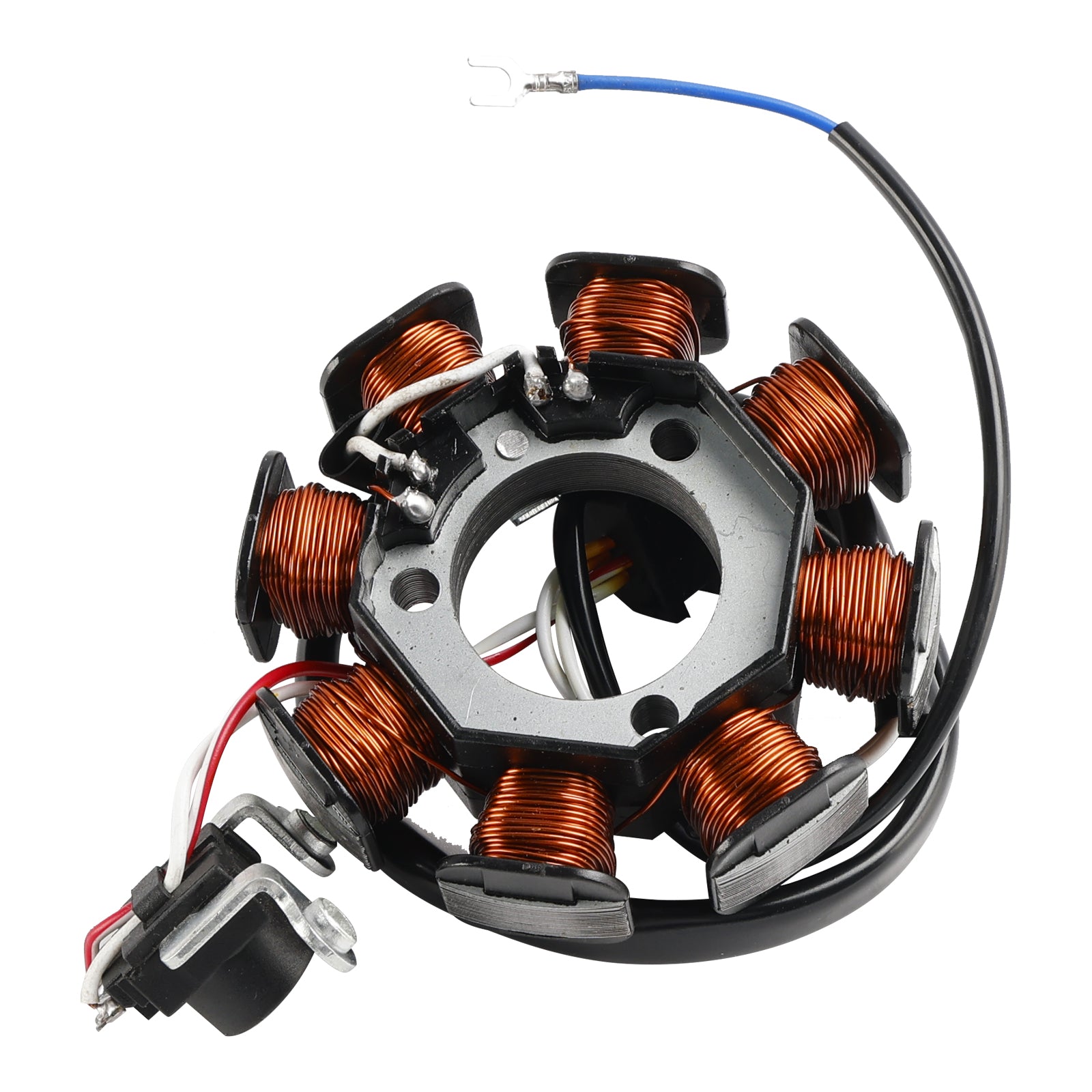 Alternateur Stator 8 Bobine pour Yamaha YBR125ed 2005-2006 YBR125ESD 2008-2012