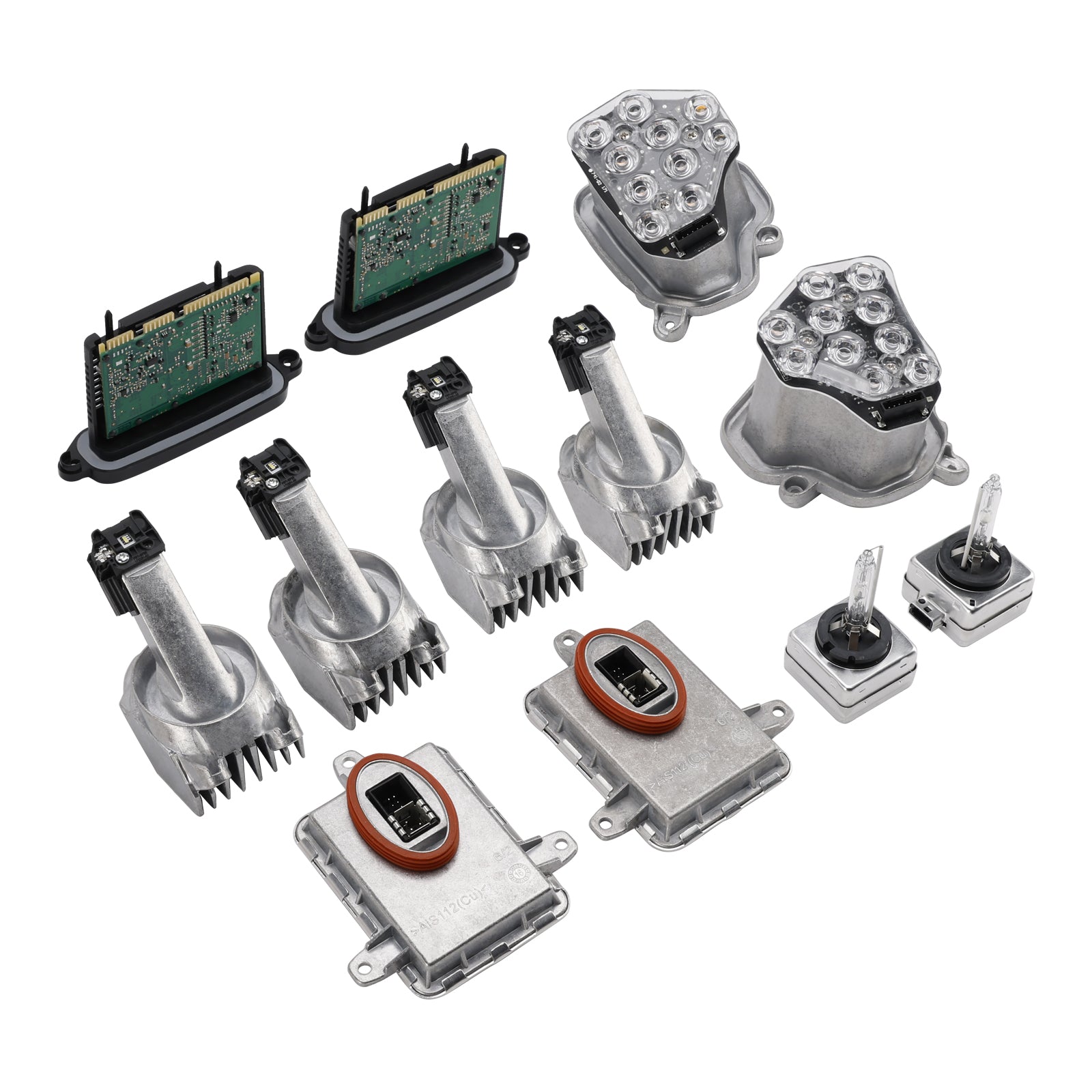 12ST Vänster+Höger Strömmodul LED-strålkastare AHL För BMW 5-serie F10 F11 F07