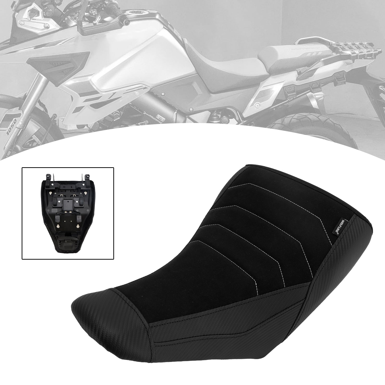 2023-2025 Suzuki V-Strom Dl1050 Siège conducteur avant Raider Selle passager Rouge Jaune