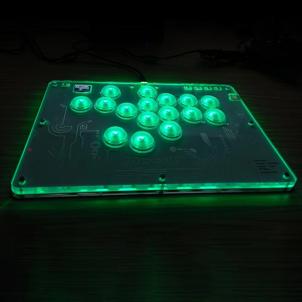 Hitbox Fighting Keyboard Hitbox Arcade Joystick Advanced Buttons Street Fighter 6 Steam Raspberry Pi klávesnica