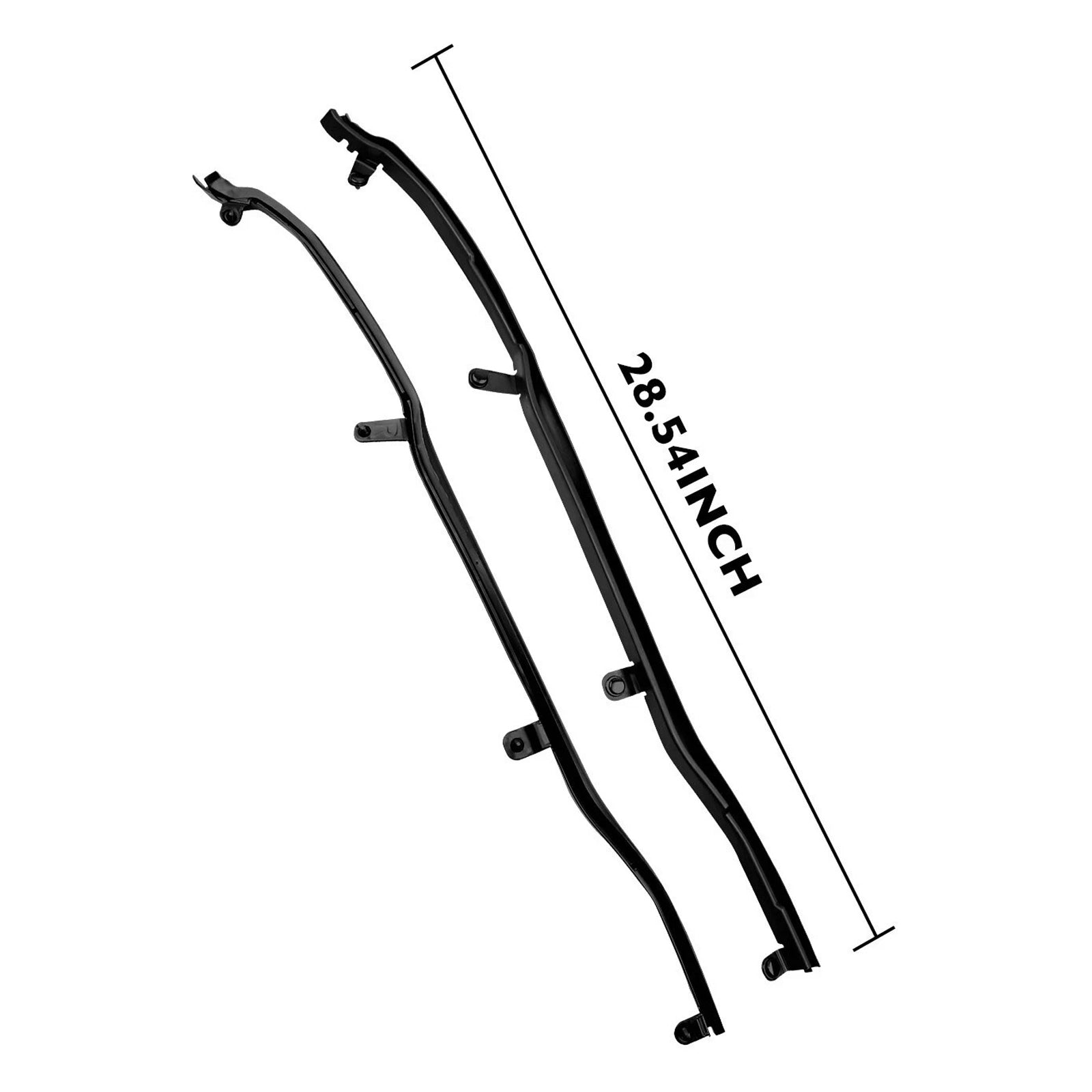 Left+Right Door Weatherstrip Seal BB5Z7825324B 25B For Ford Explorer 2011-2019