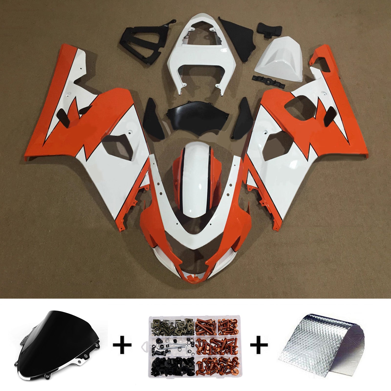 Injection Fairing Kit Bodywork Plastic ABS For Suzuki GSXR 600/750 2004-2005 K4