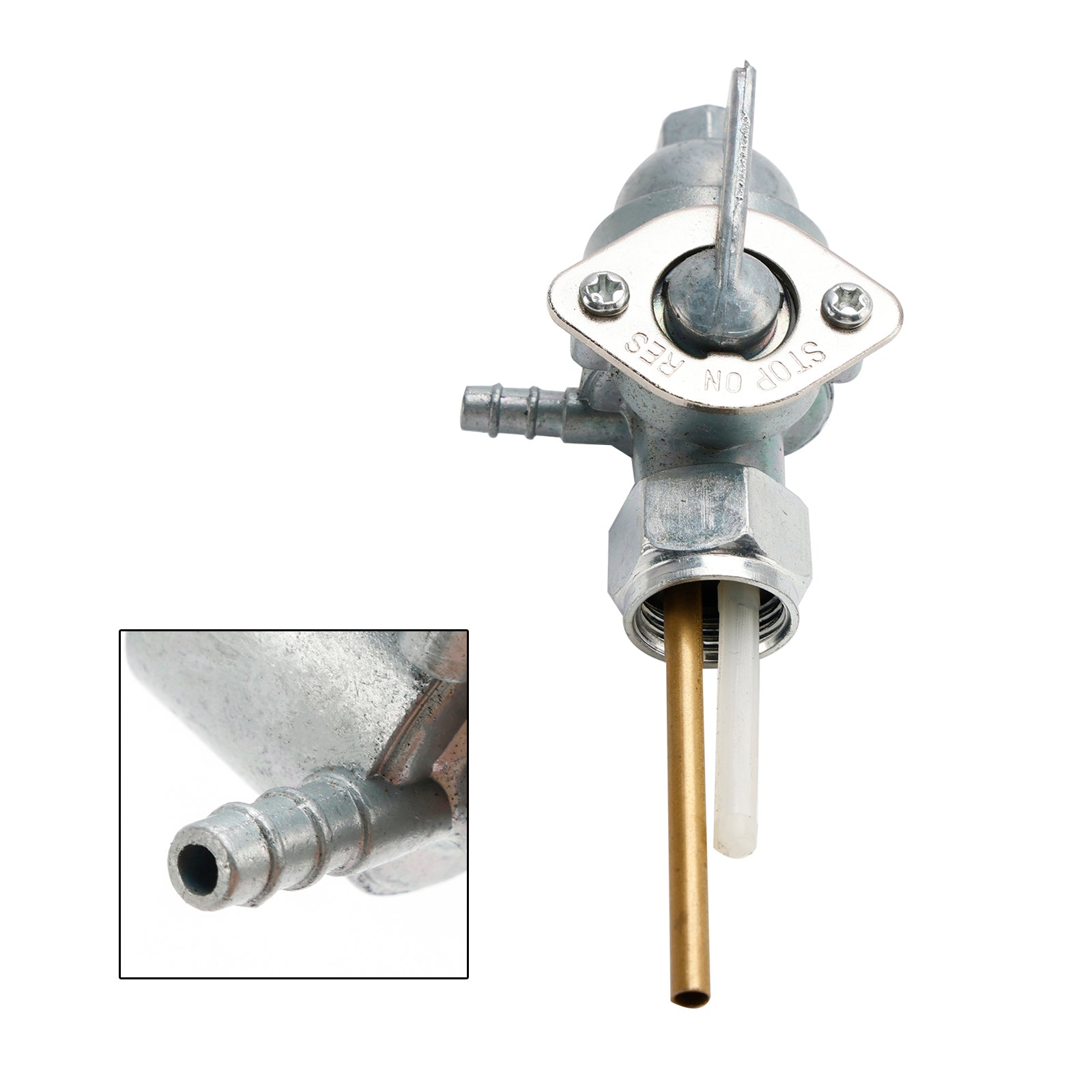 Válvula de llave de combustible para tanque de gasolina, llave de purga apta para Yamaha RS100 1975-76 YL2 100 1967-1970
