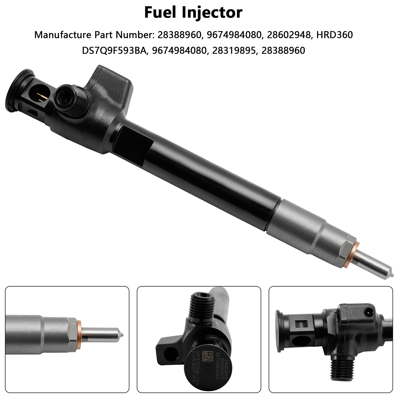 Delphi Diesel R7 1PCS Fuel Injector 28388960 9674984080 28602948