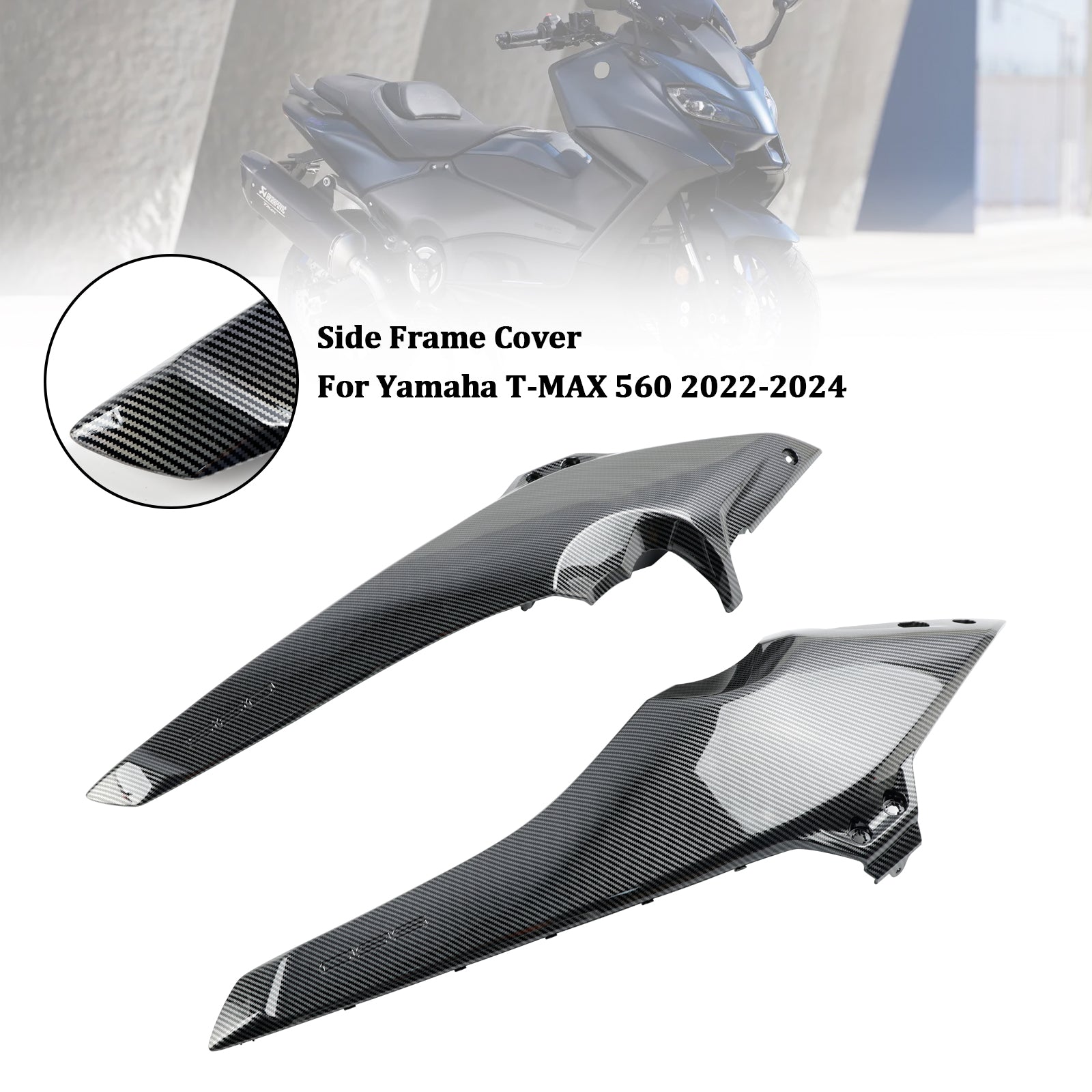 Painéis de tampa da estrutura lateral Capuzes para Yamaha T-MAX 560 2022-2024