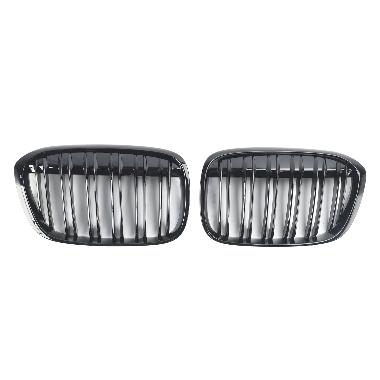 2016-2019 BMW X1 F48 F49 2 STUKS Glanzend Zwart Front Nier Grill Grille