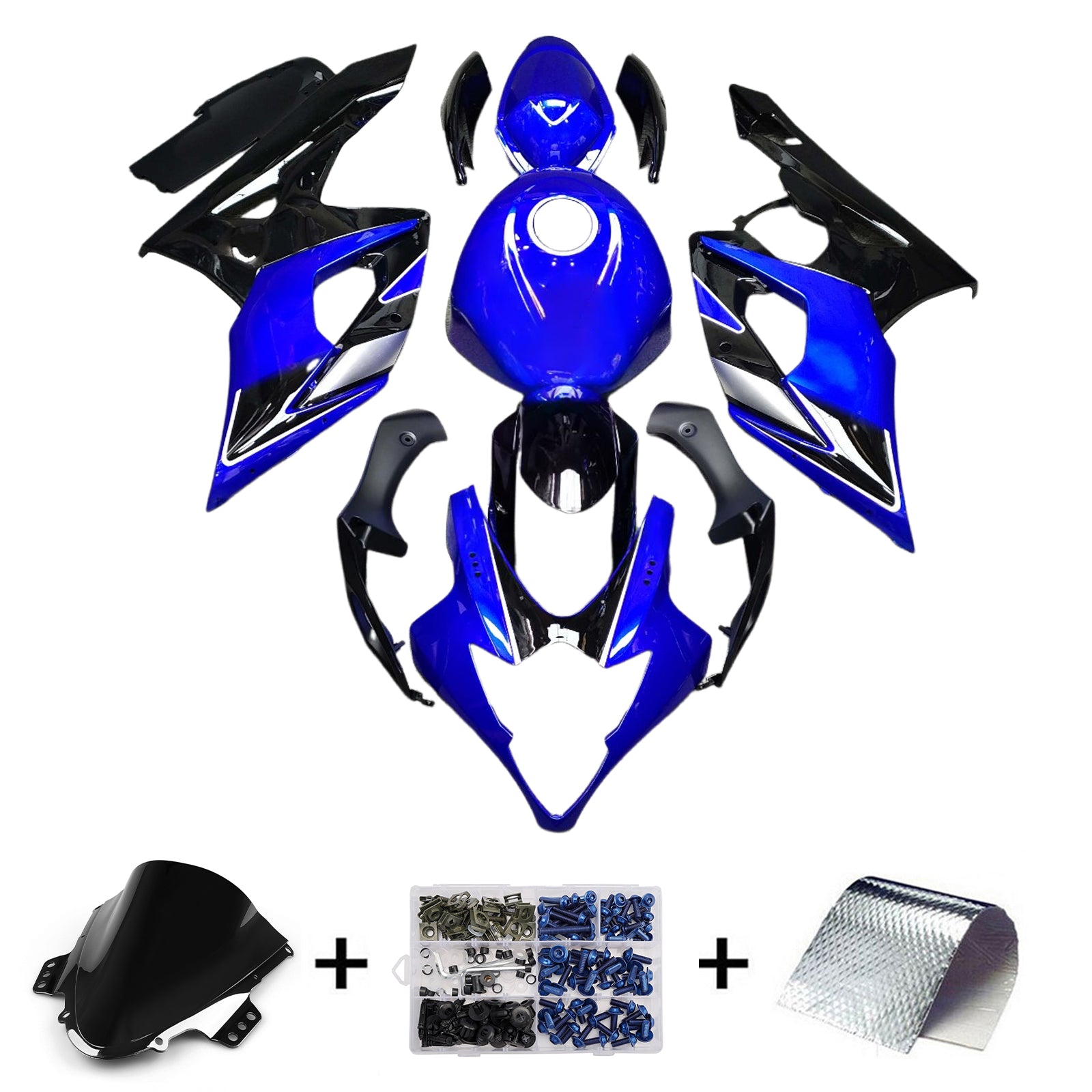 Kit de carénage d'injection carrosserie plastique ABS pour Suzuki GSXR1000 2005-2006 K5