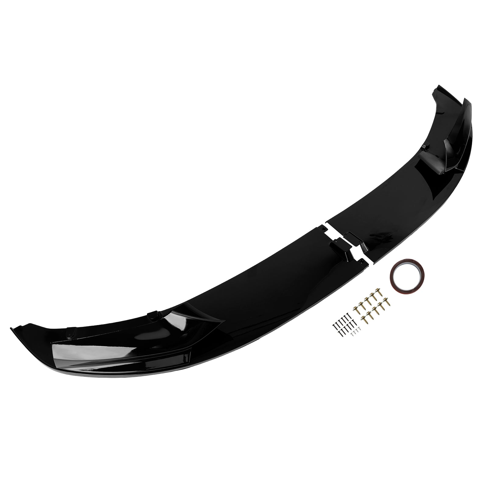 2009-2017 BMW 5-serie F10 F11 M Sport Glanzend zwart Frontsplitter Lipdiffusor