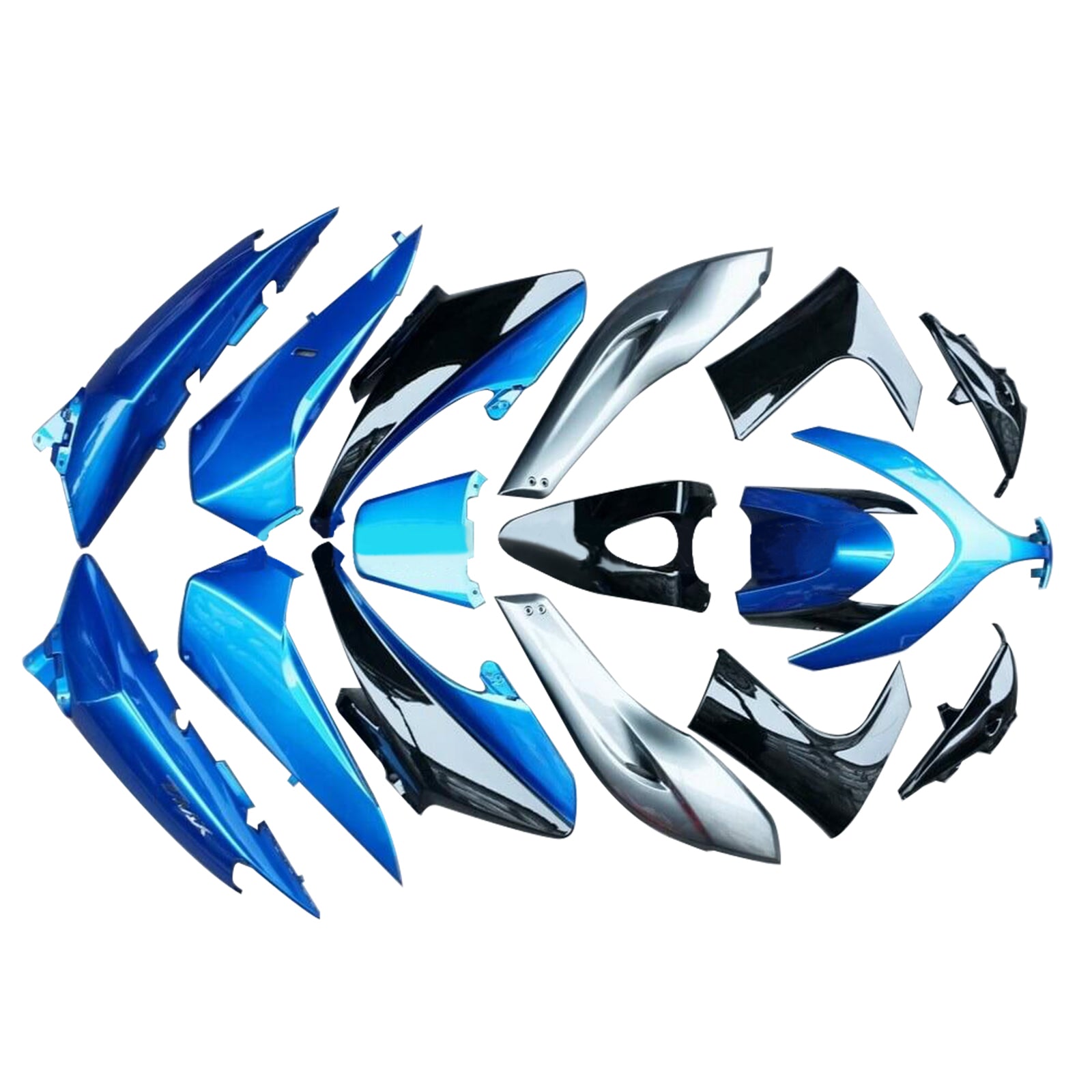 2008-2012 YAMAHA T-MAX XP500 injektionsmässa kit Bodywork Plastic ABS