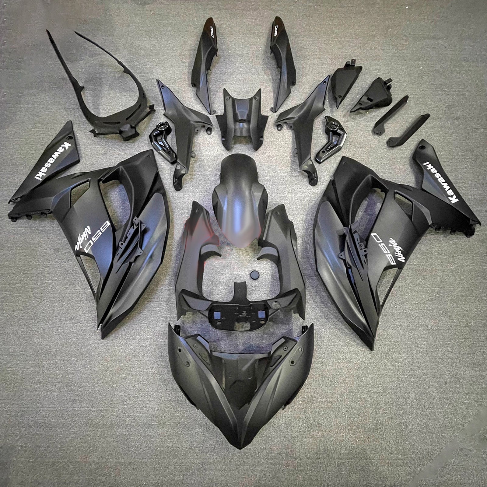 Injection Fairing Kit Bodywork Plastic ABS fit For Kawasaki ER-6F Ninja650R 2017-2019