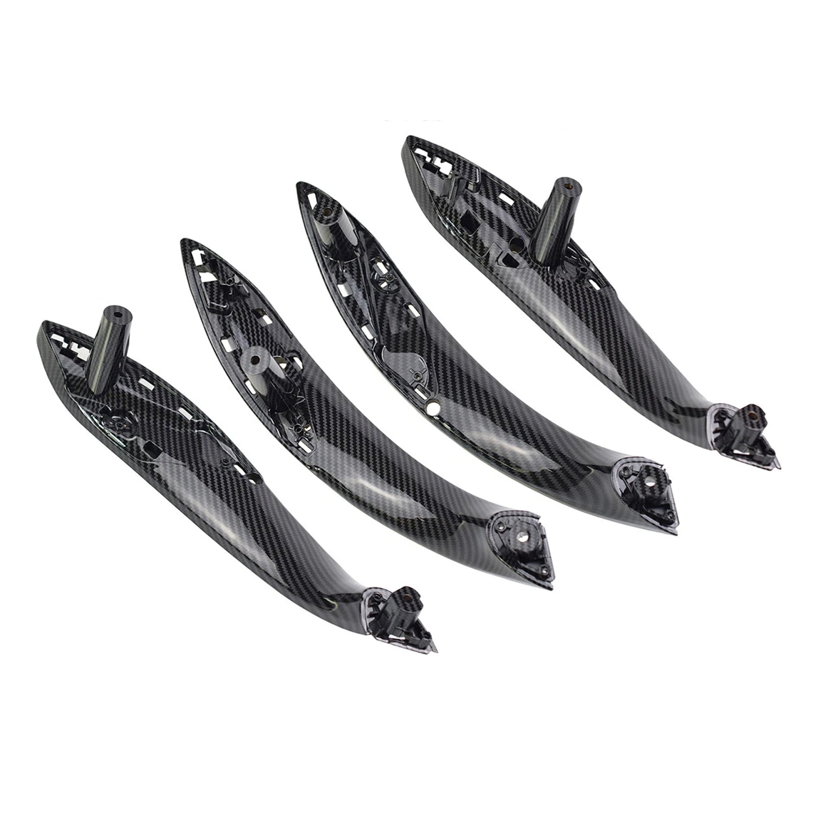4PCS Carbon Inner Trim Door Pull Handle for BMW F30 F80 F31 F32 F33 F35