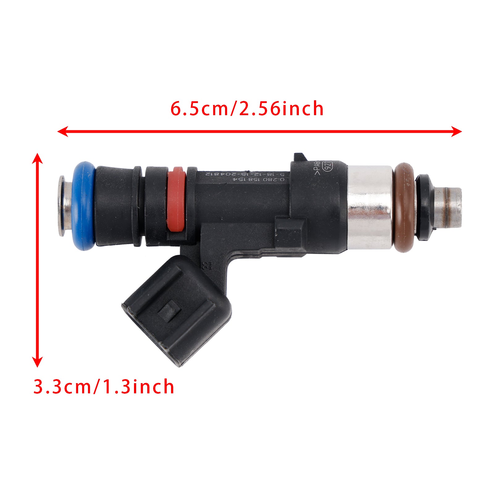 1Pcs Fuel Injector For Saturn Outlook Vue GMC Acadia Enclave 07-08 0280158154